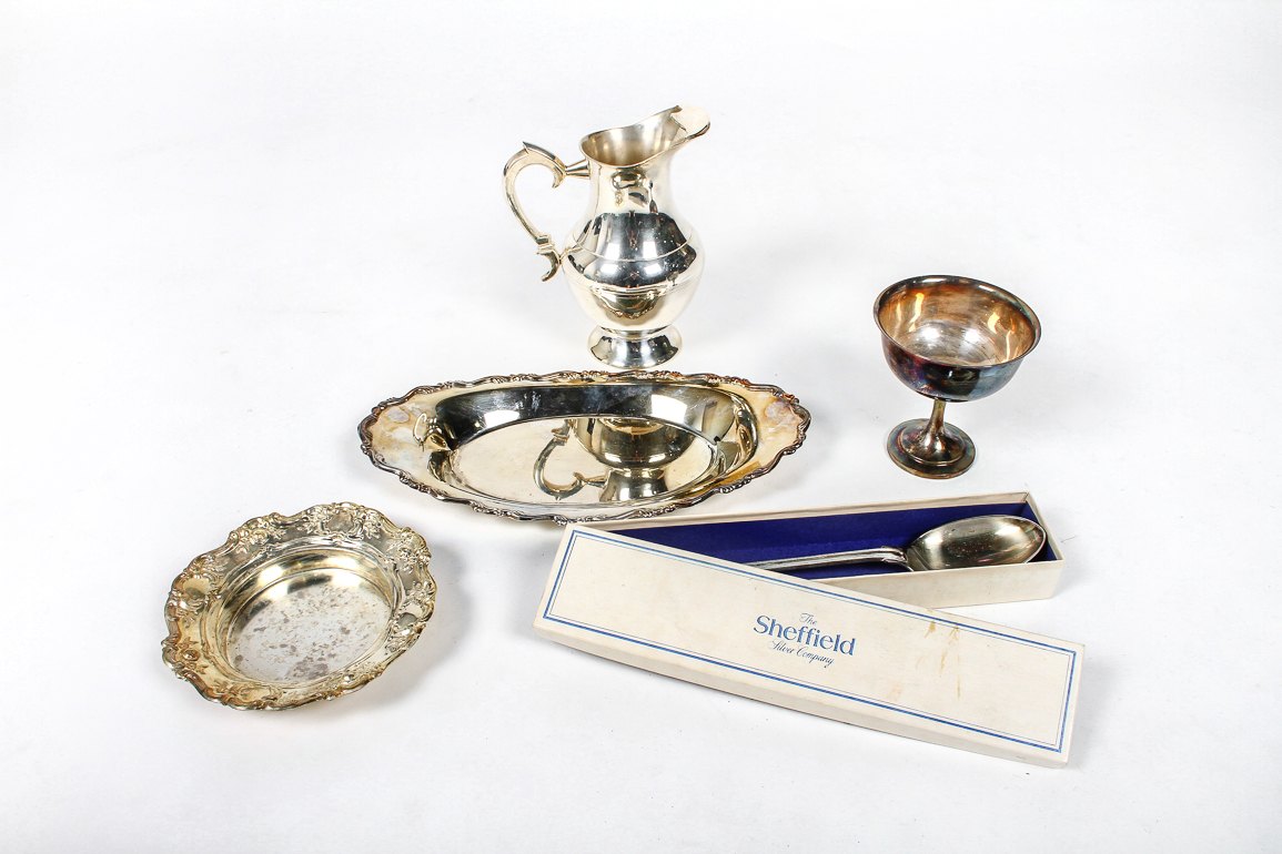 Collection of Vintage Silver Plate Serving Dishes