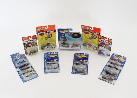Collection of Matchbox and Hot Wheels Motorcycles