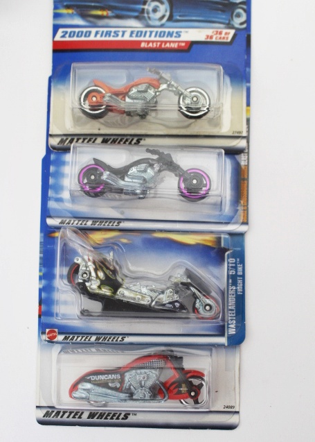 Collection of Matchbox and Hot Wheels Motorcycles