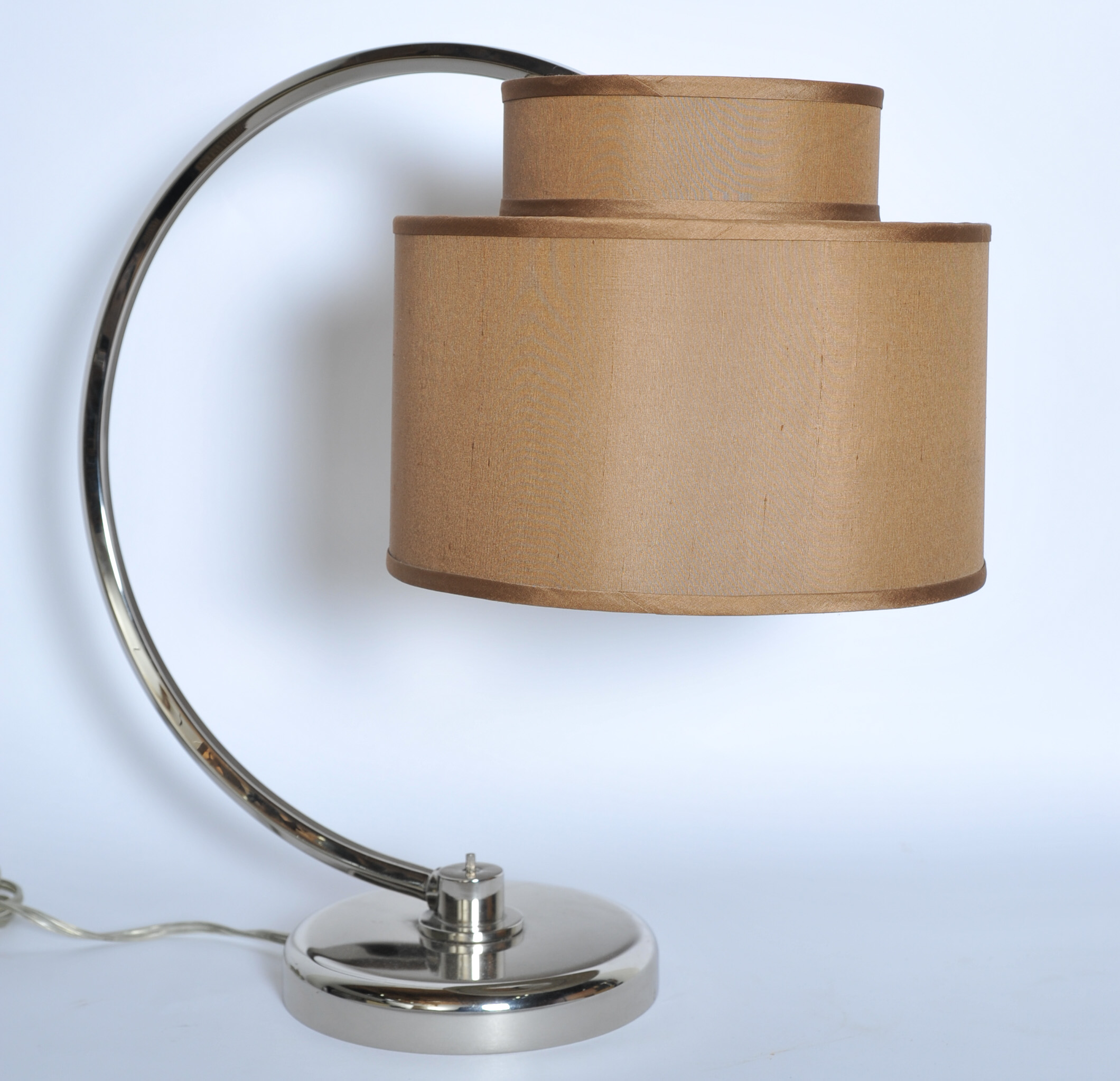 Arched Chrome Desk Lamp