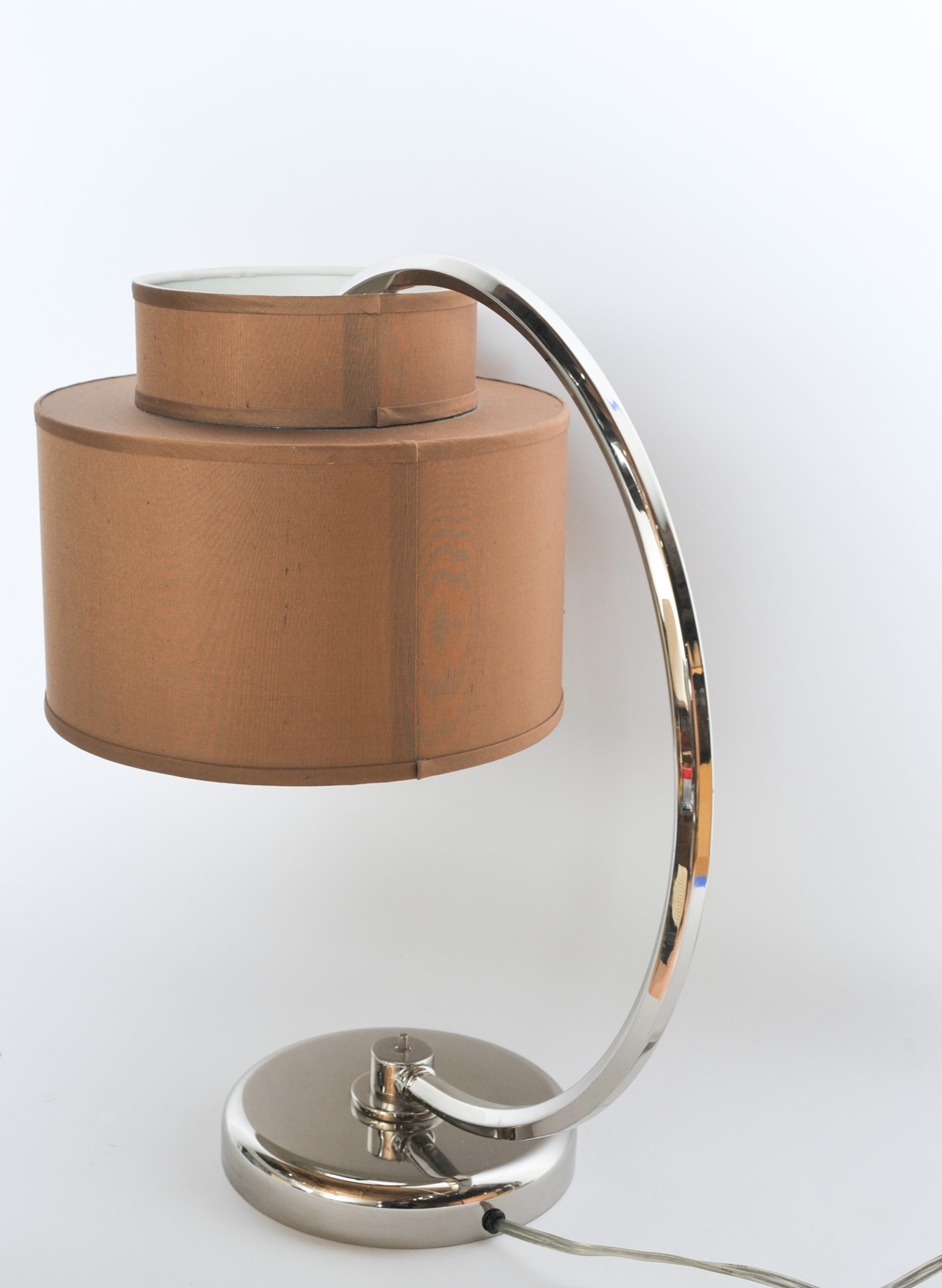 Arched Chrome Desk Lamp