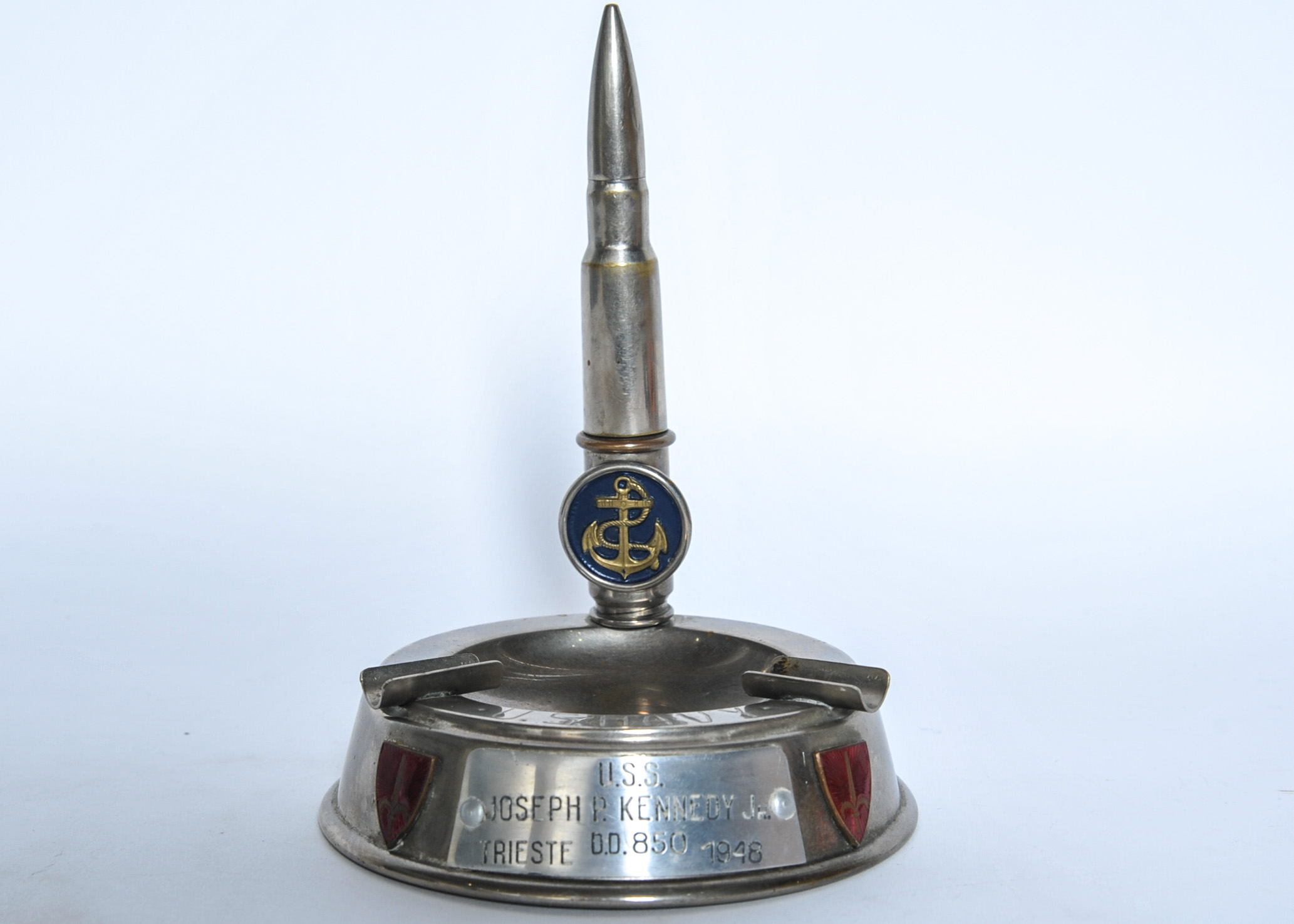 World War II Commemorative Bullet Lighter and Ash Receiver