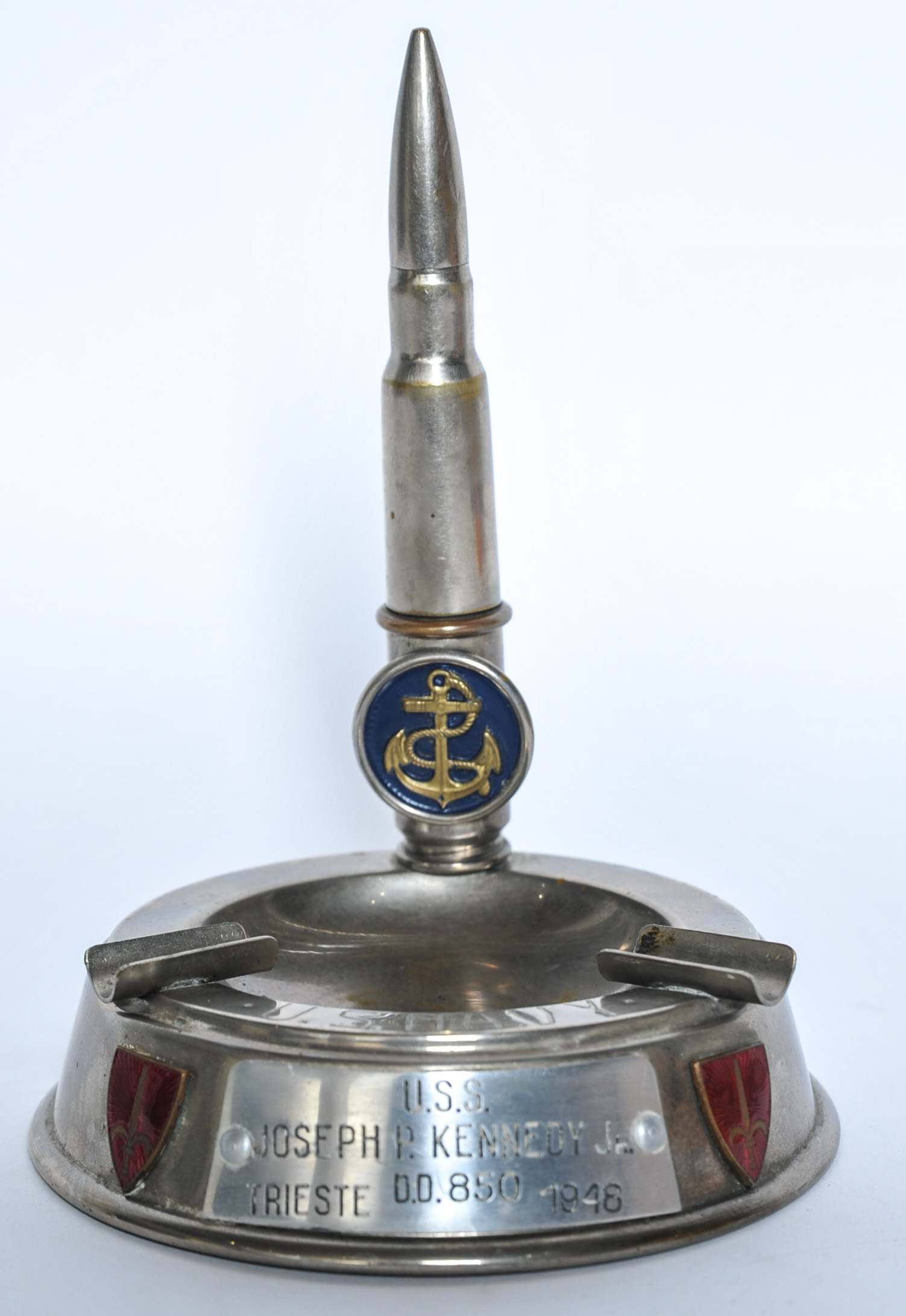 World War II Commemorative Bullet Lighter and Ash Receiver