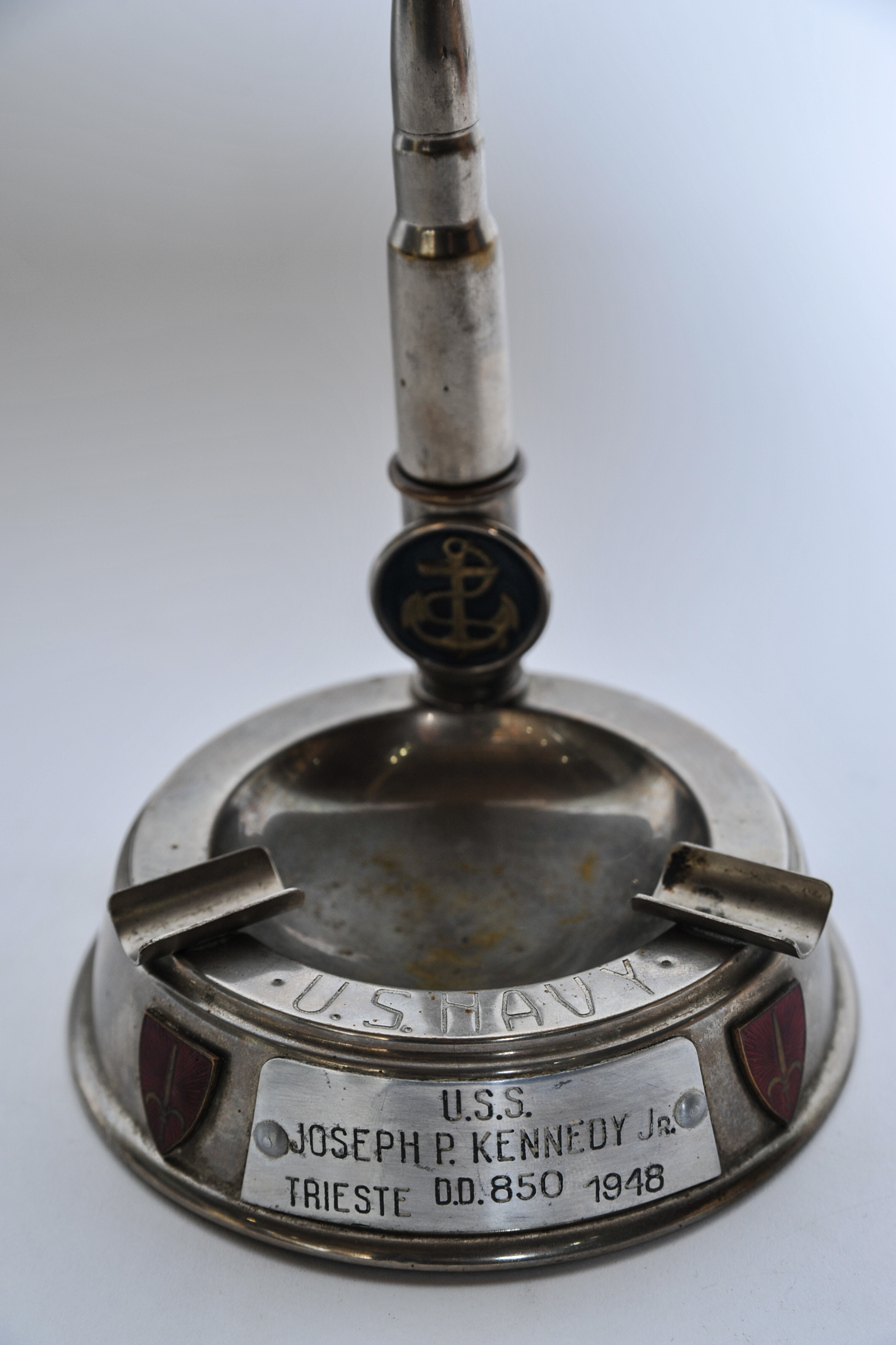 World War II Commemorative Bullet Lighter and Ash Receiver