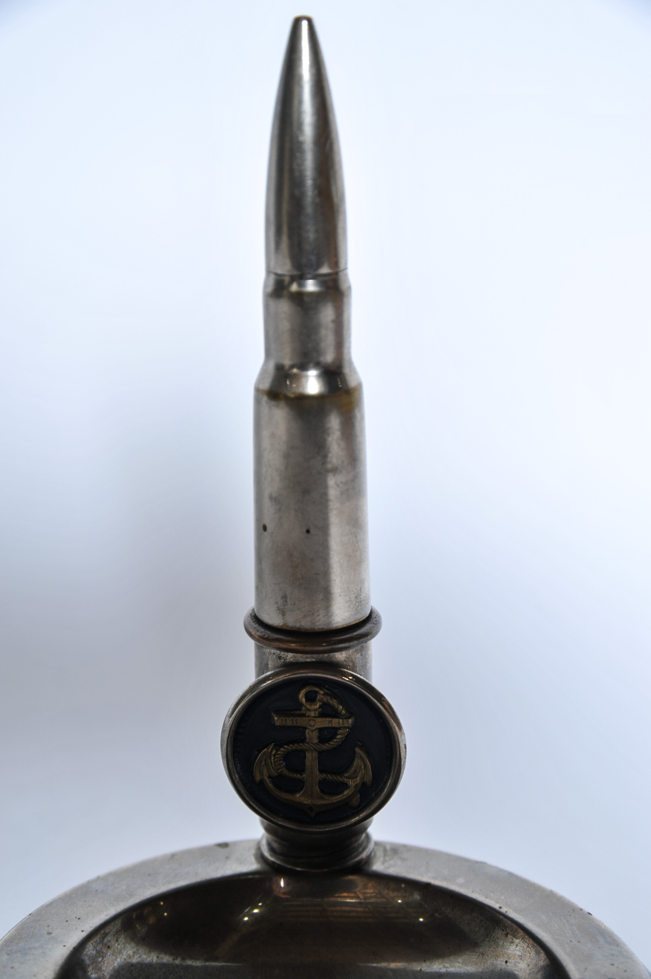 World War II Commemorative Bullet Lighter and Ash Receiver