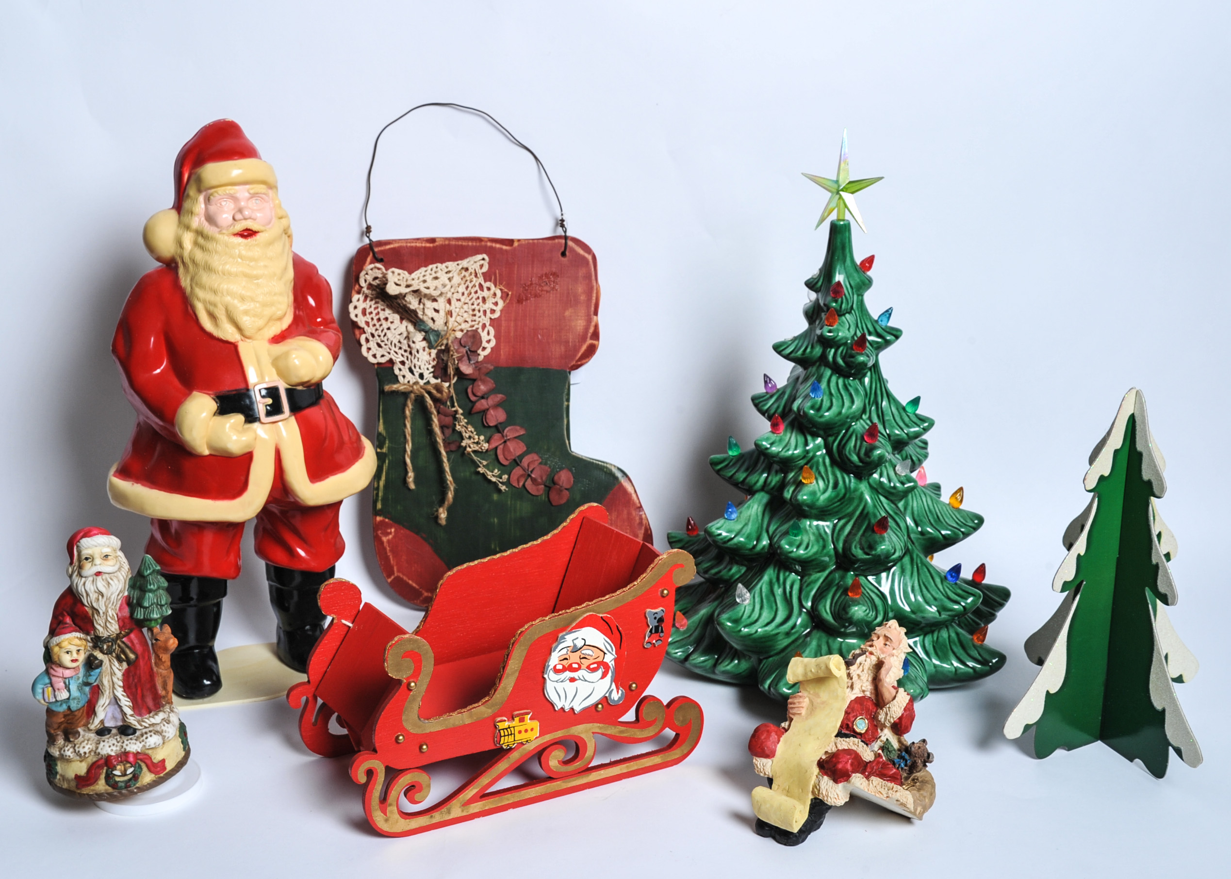 Assortment of Christmas Decorations