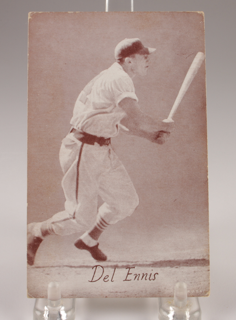 1940s Baseball Exhibit Cards