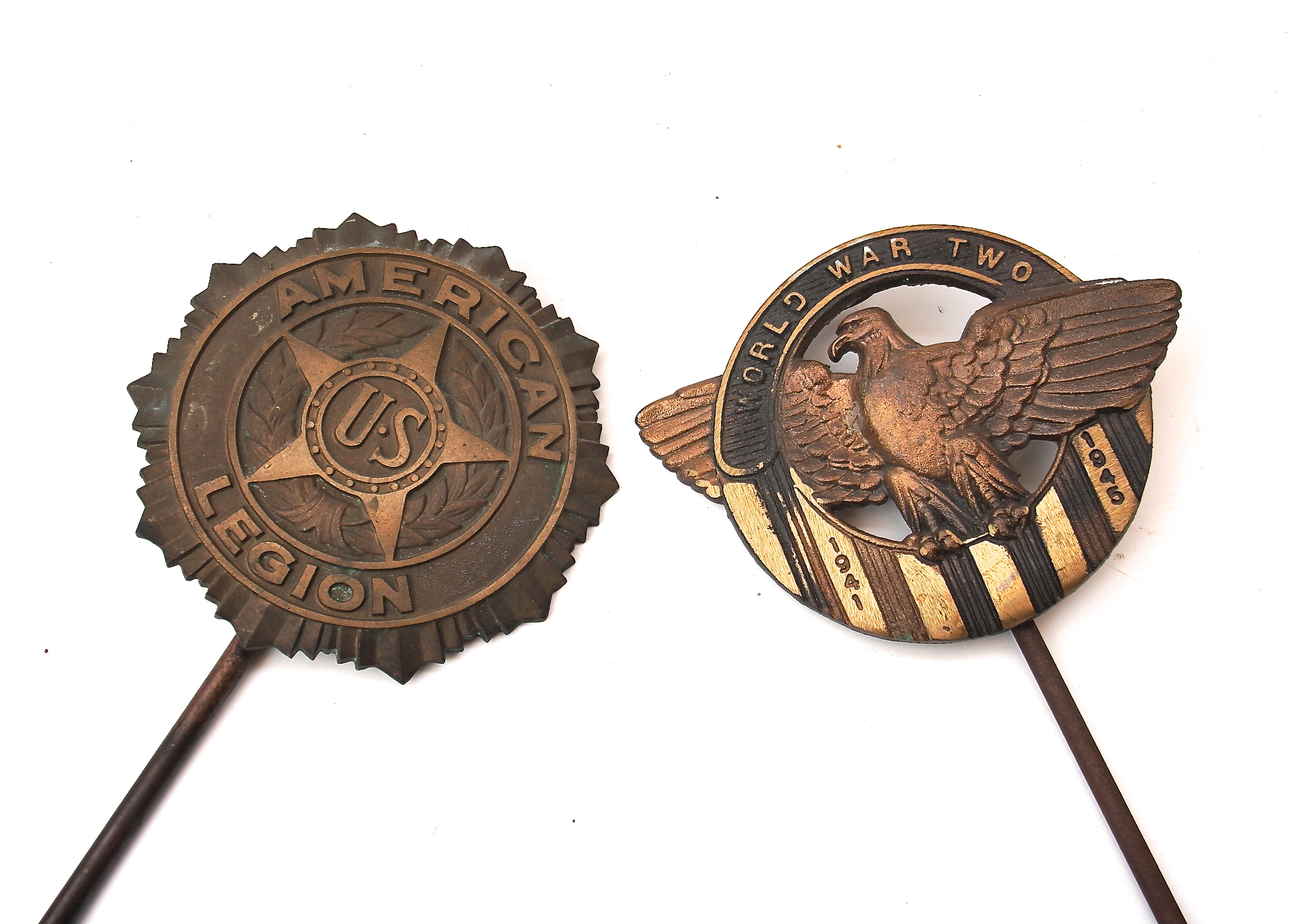 Two Veteran's Grave Markers