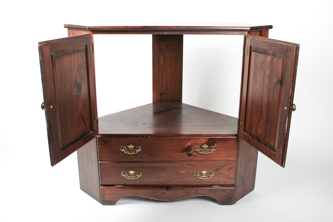 Wooden Corner Cabinet/Entertainment Center