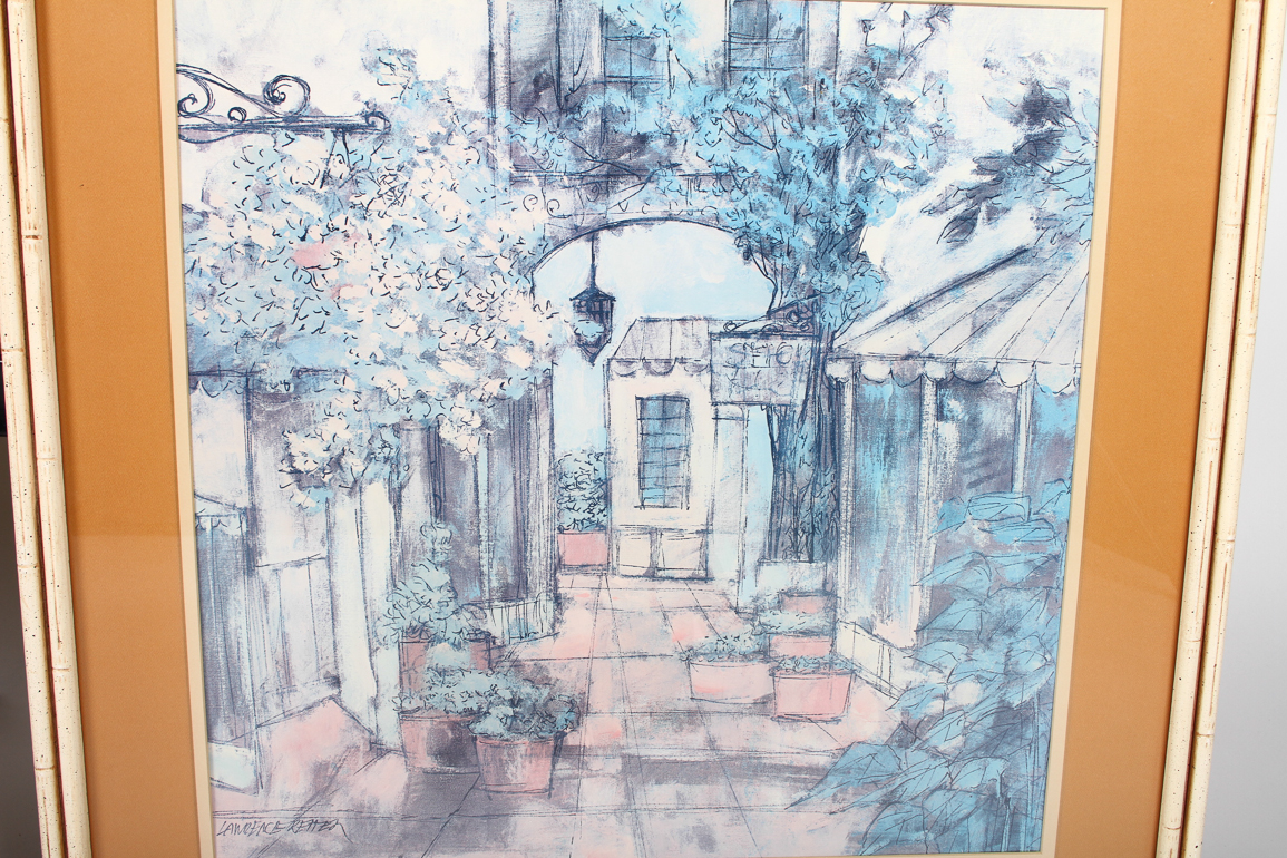 Framed Lawrence Reiter Lithographs Circa 1970s