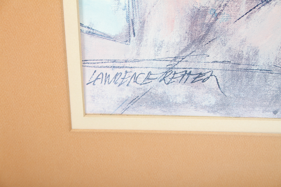 Framed Lawrence Reiter Lithographs Circa 1970s