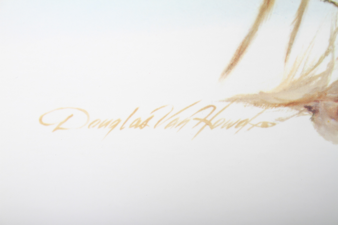 Lithograph of Pheasants by Douglas Van Howd