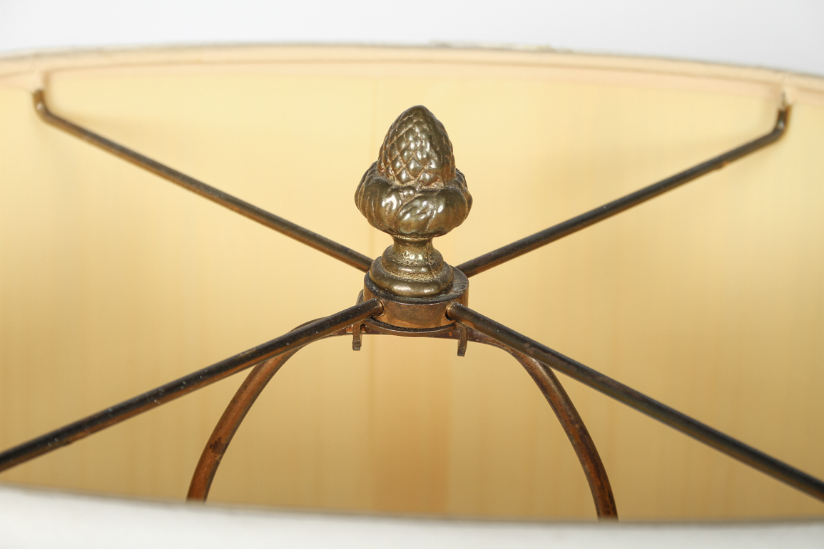 Pair of Vintage Beige Lamps