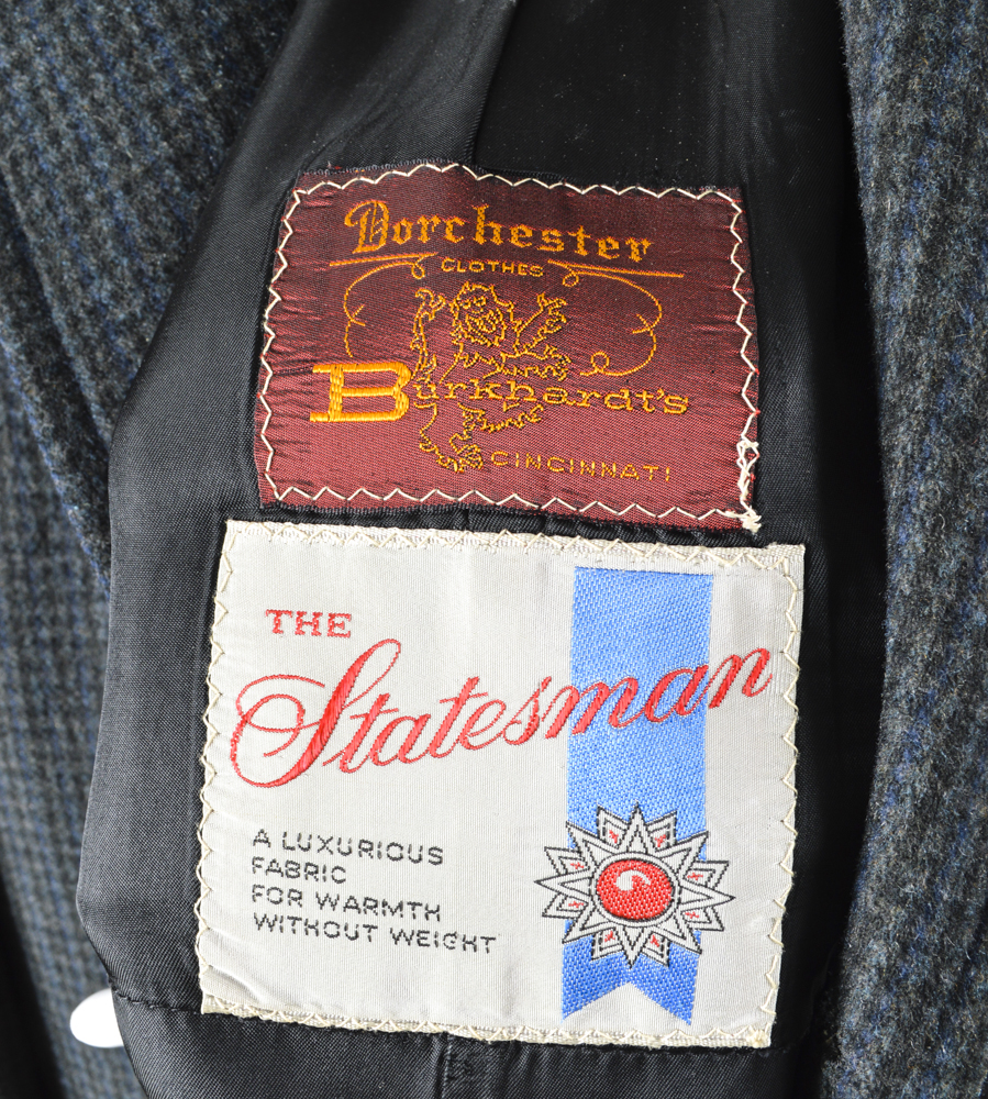 Pair of Vintage Burkhardt's Cincinnati Men's Overcoats