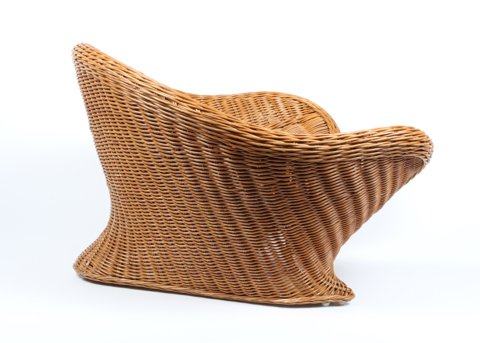 Wicker Meditation Chair and Yoga Deck