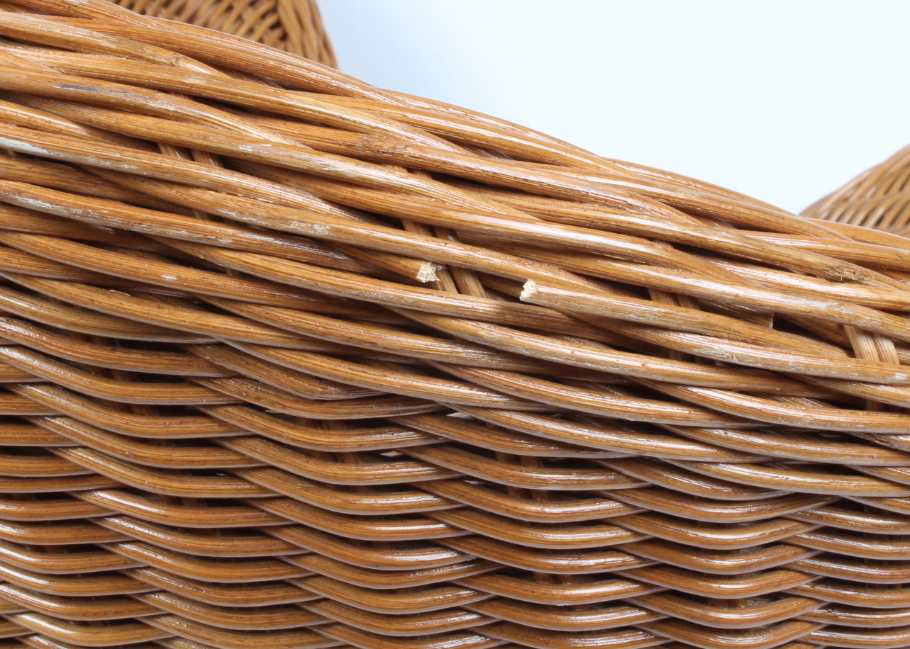 Wicker Meditation Chair and Yoga Deck