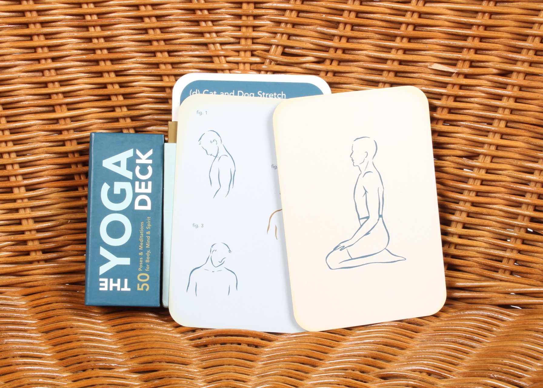 Wicker Meditation Chair and Yoga Deck