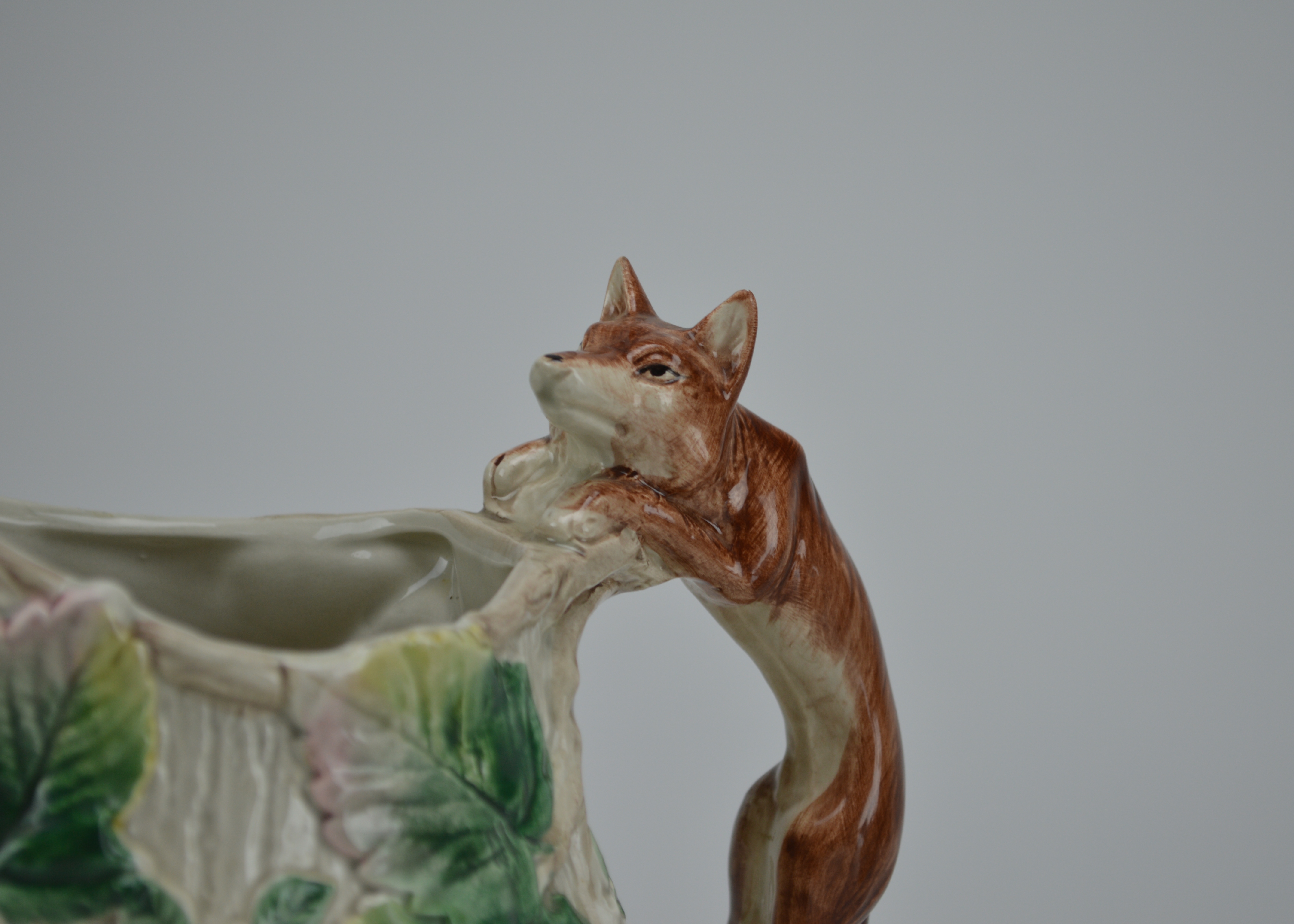 Fitz and Floyd Fox Ceramic Teapot and Pitchers