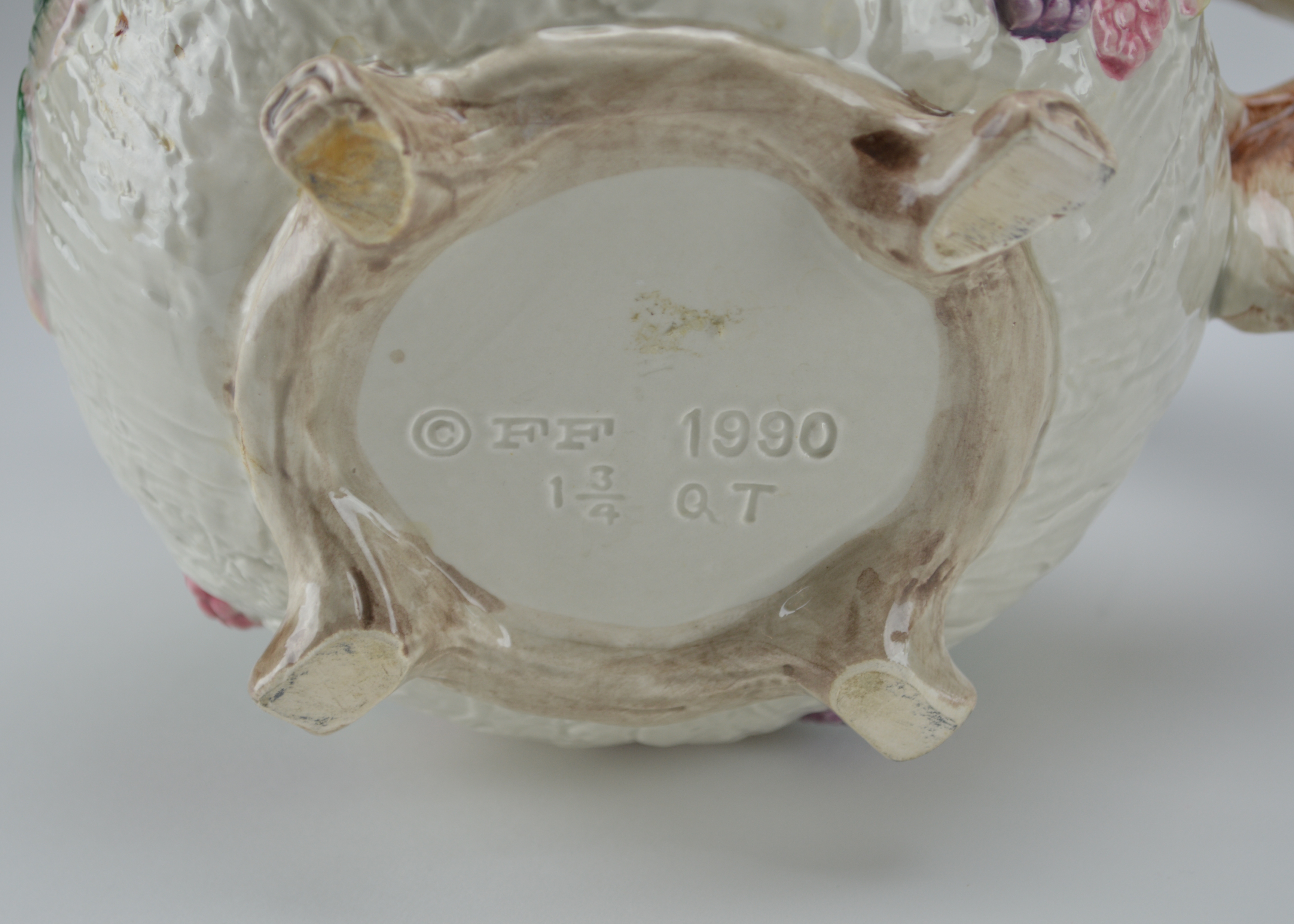 Fitz and Floyd Fox Ceramic Teapot and Pitchers