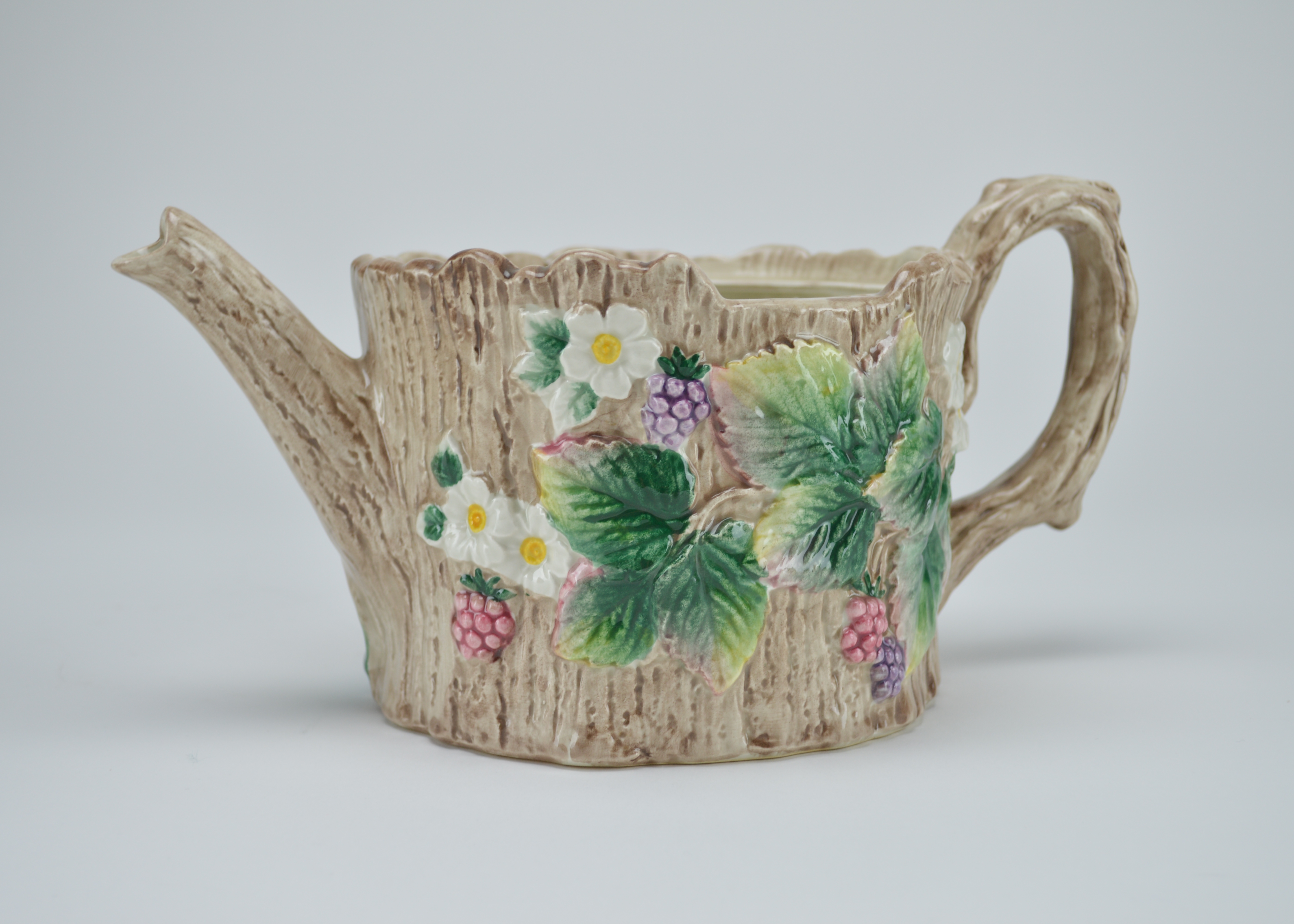 Fitz and Floyd Fox Ceramic Teapot and Pitchers