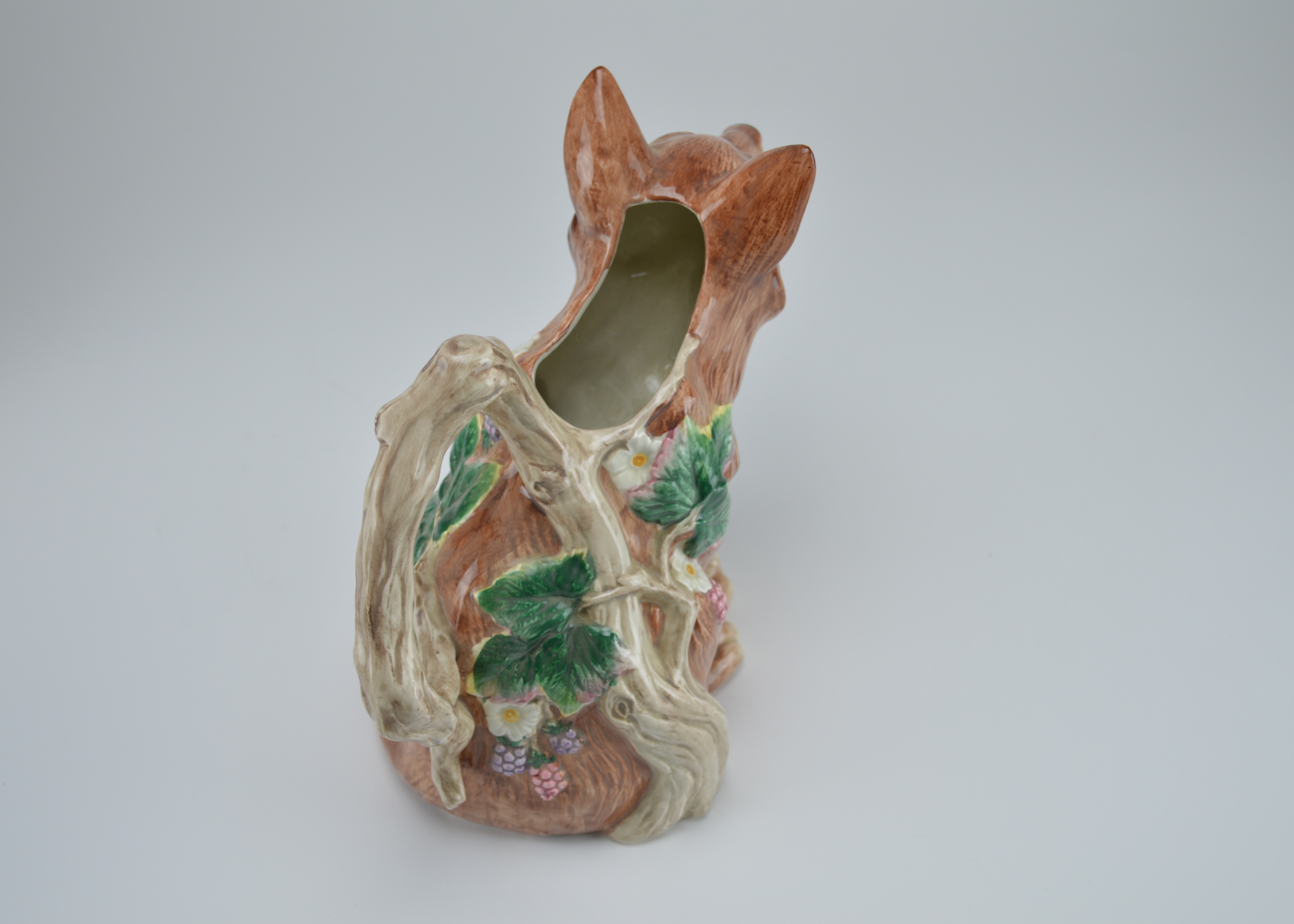 Fitz and Floyd Fox Ceramic Teapot and Pitchers