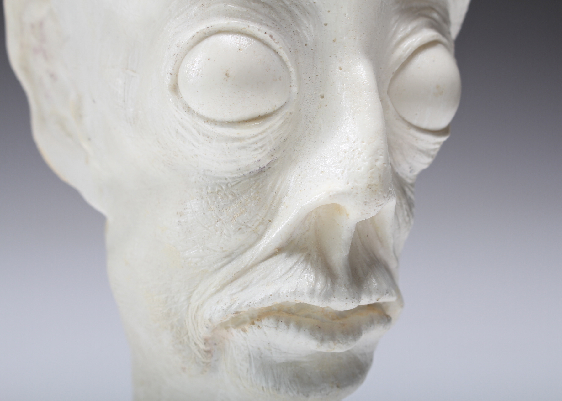 Resin Cast Alien Head Bust