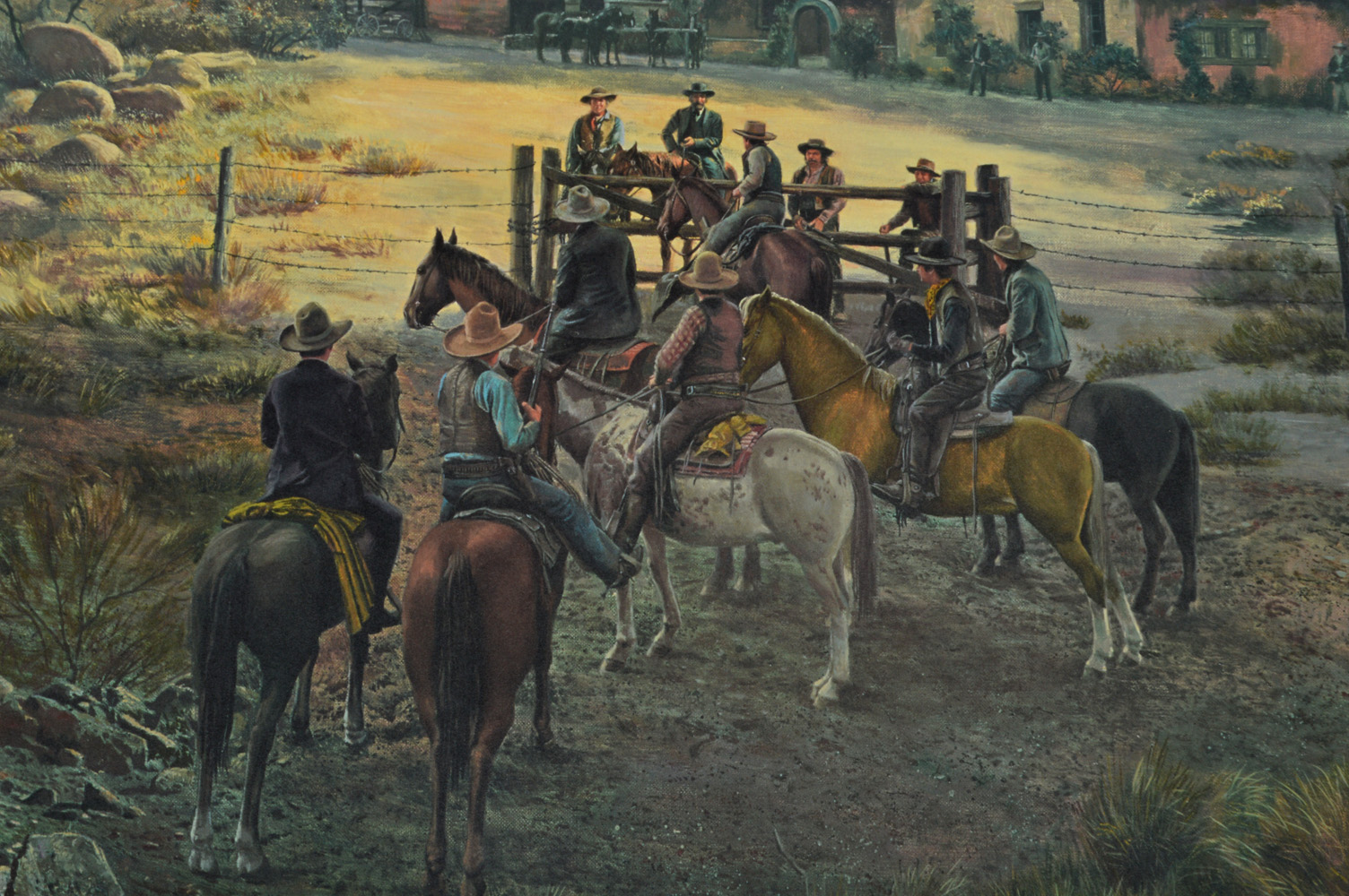 Pair of Mort Kunstler Signed Limited Edition Prints