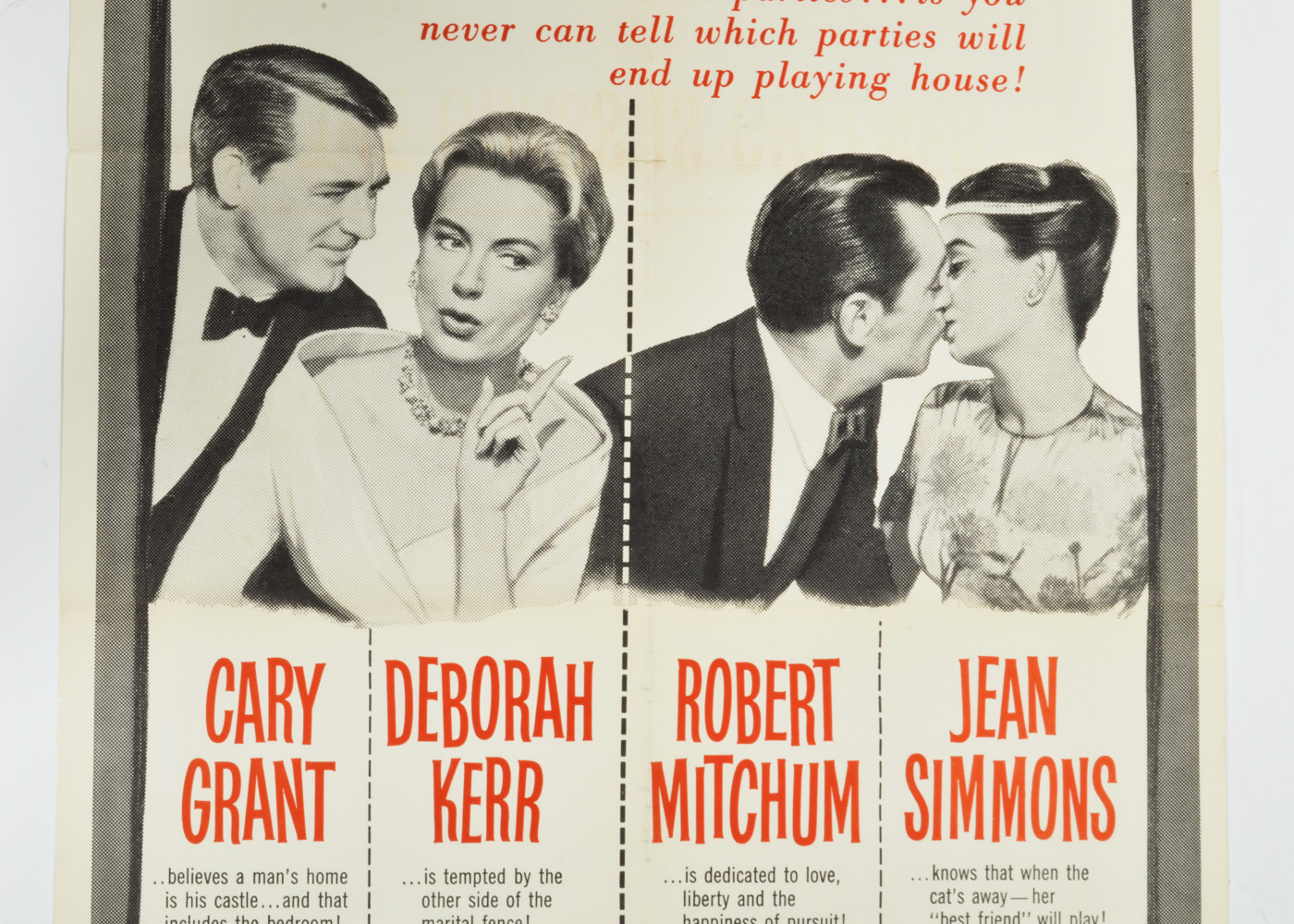 1960 The Grass Is Greener One Sheet Movie Poster