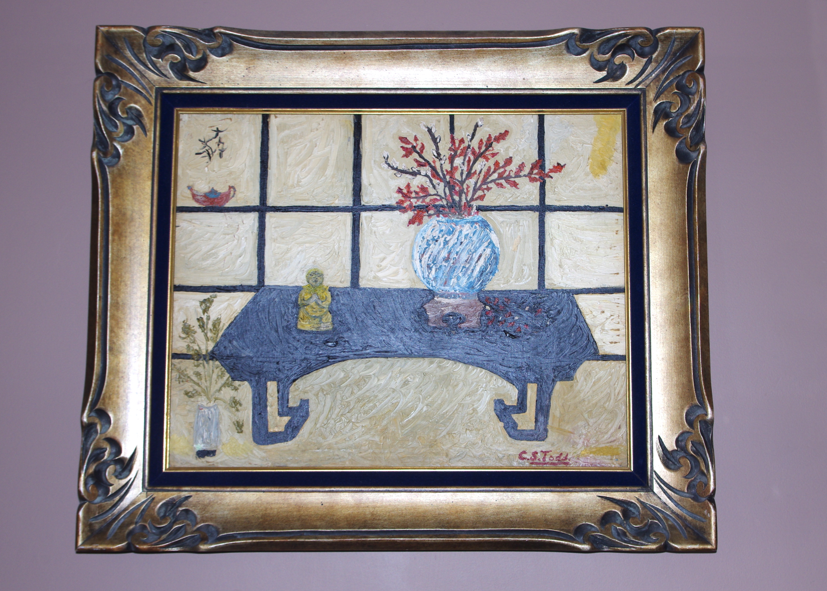 Rookwood Artist C.S. Todd, Oil on Board