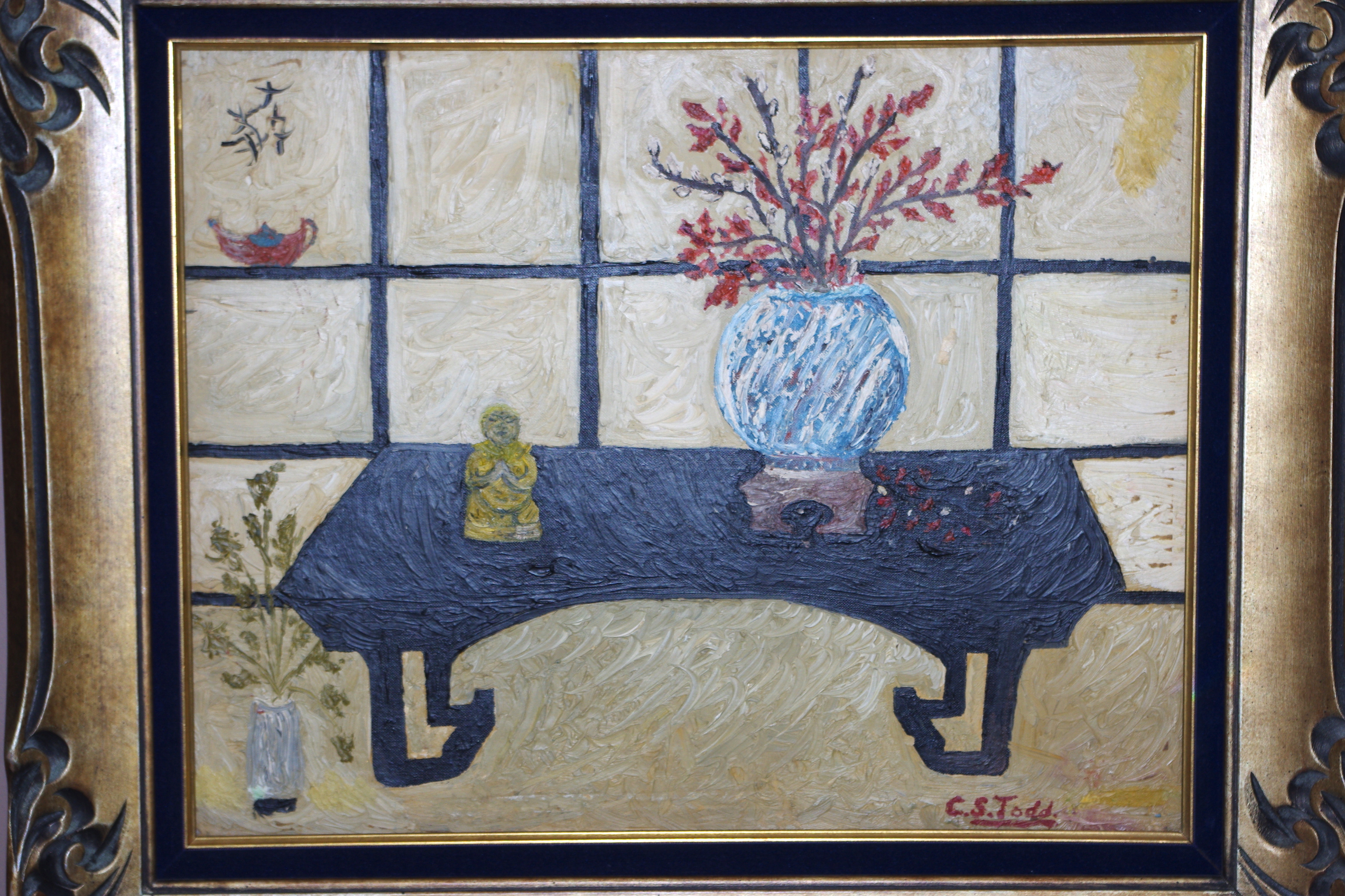 Rookwood Artist C.S. Todd, Oil on Board