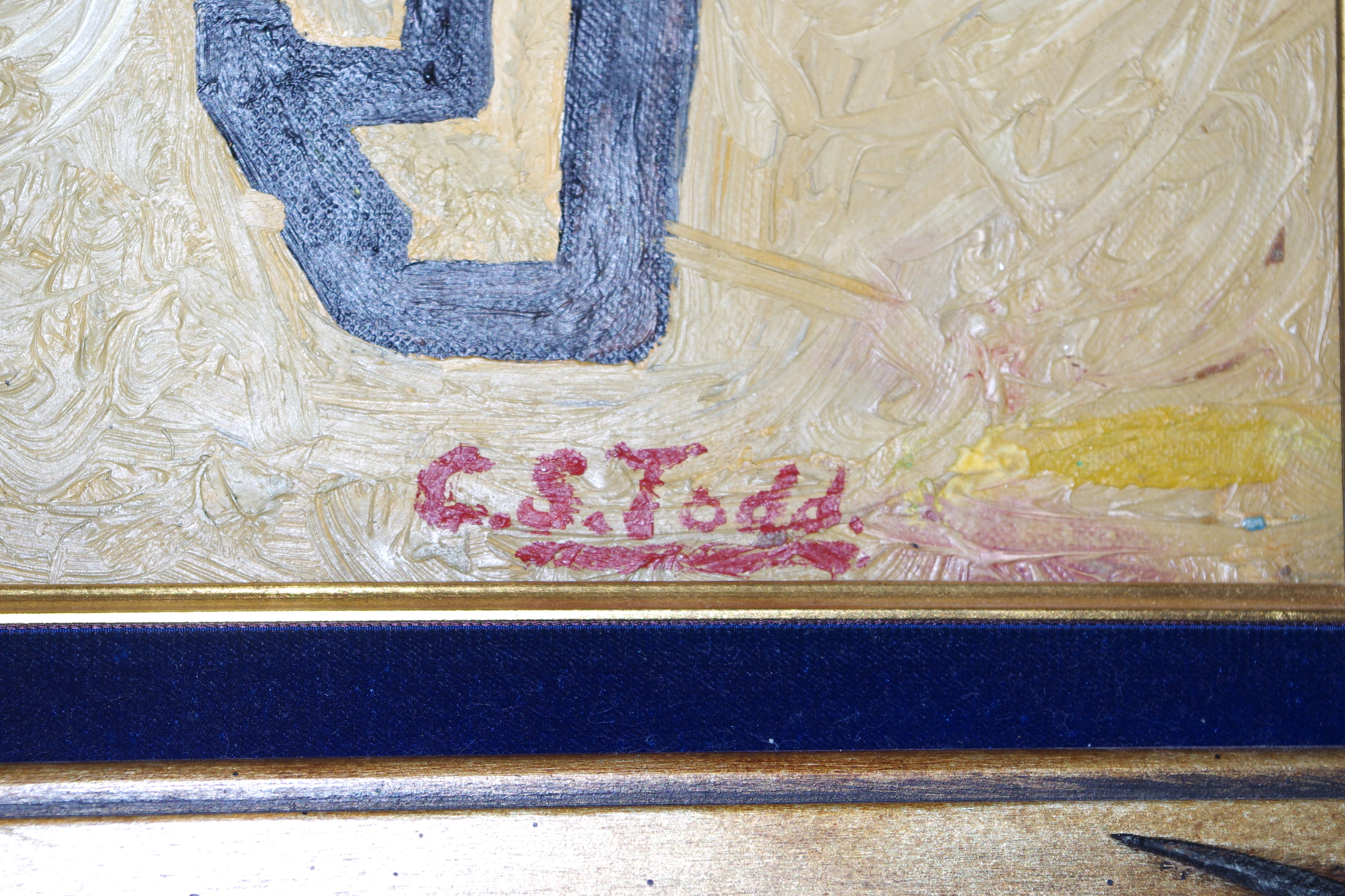 Rookwood Artist C.S. Todd, Oil on Board