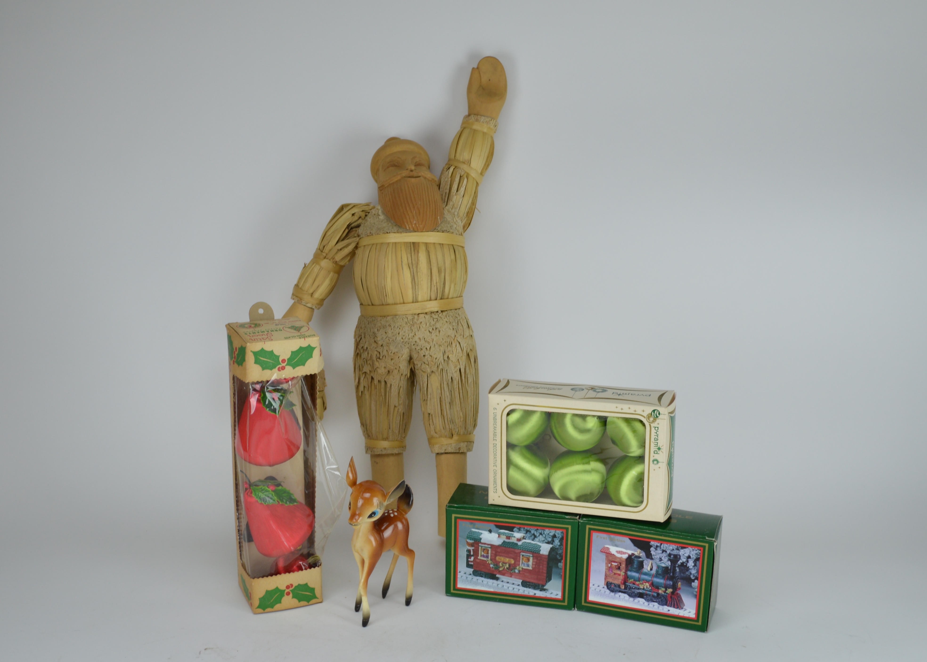 Large Box of Vintage Holiday Decor