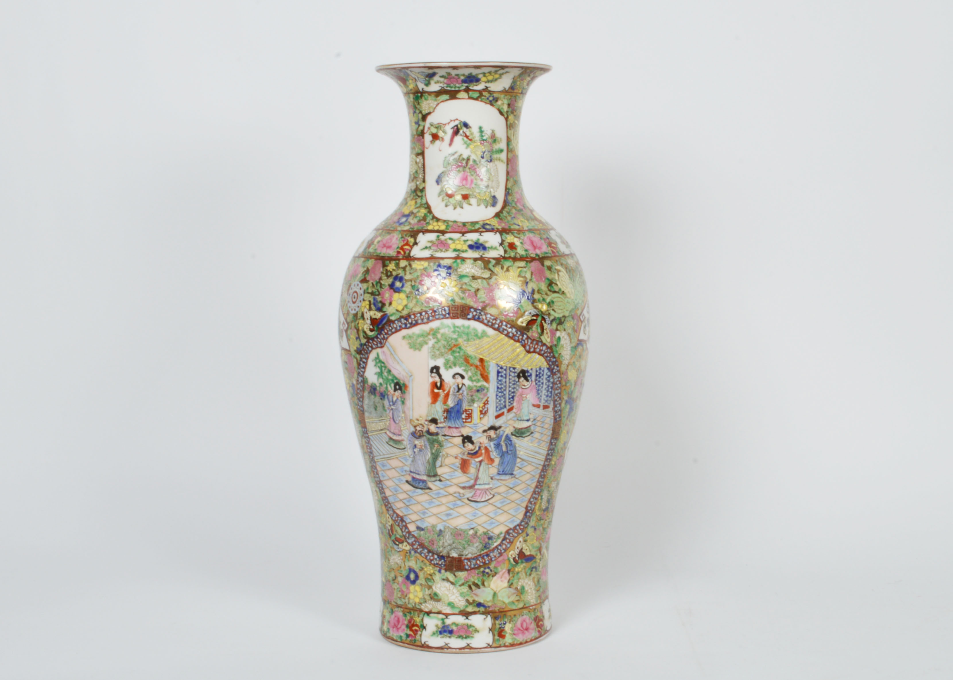 Tall Oriental Porcelain Vase