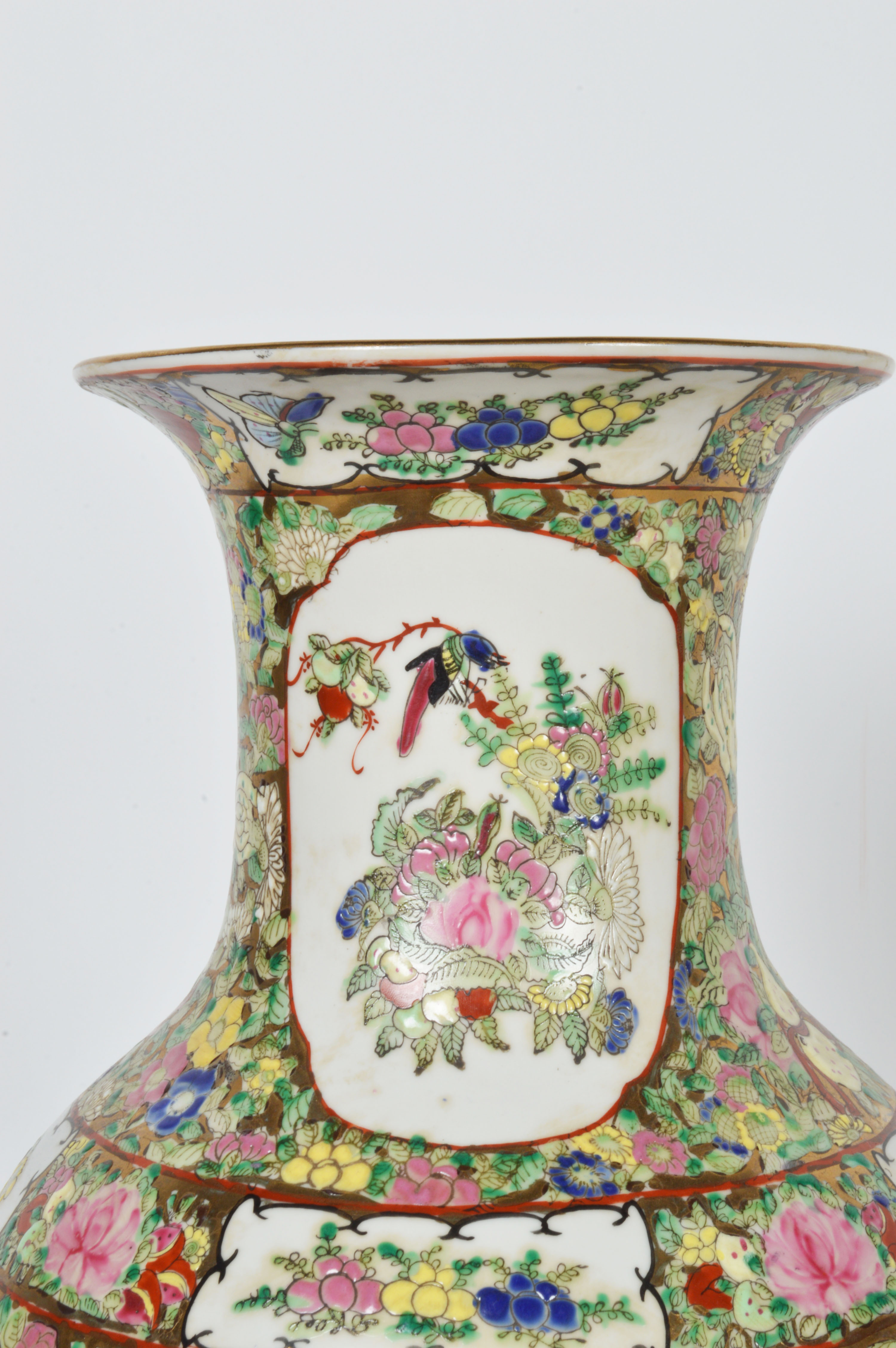 Tall Oriental Porcelain Vase