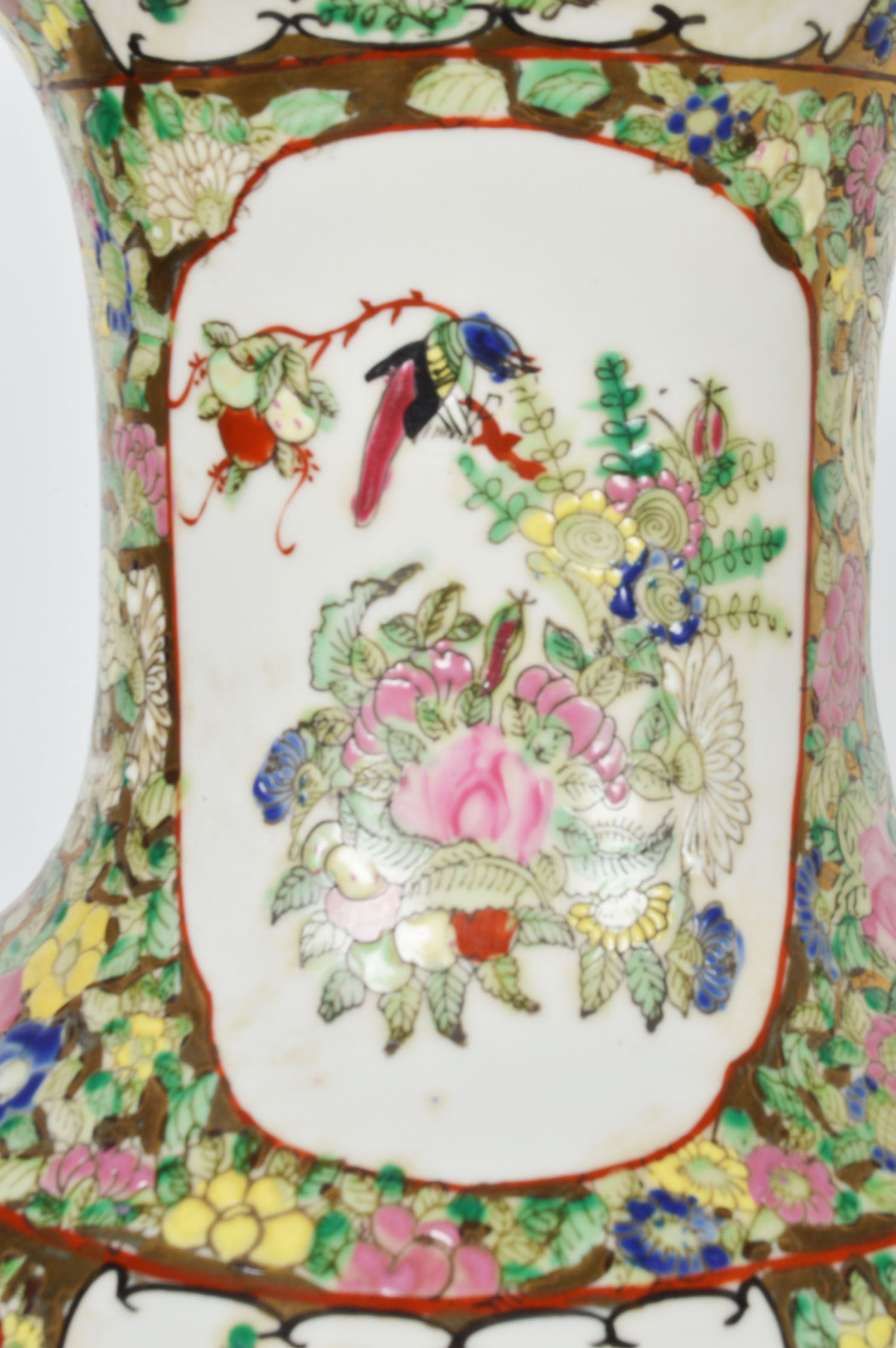 Tall Oriental Porcelain Vase