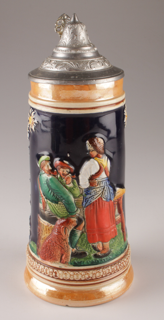 Trio Of German Steins