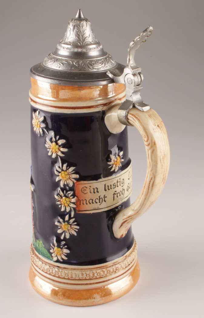 Trio Of German Steins