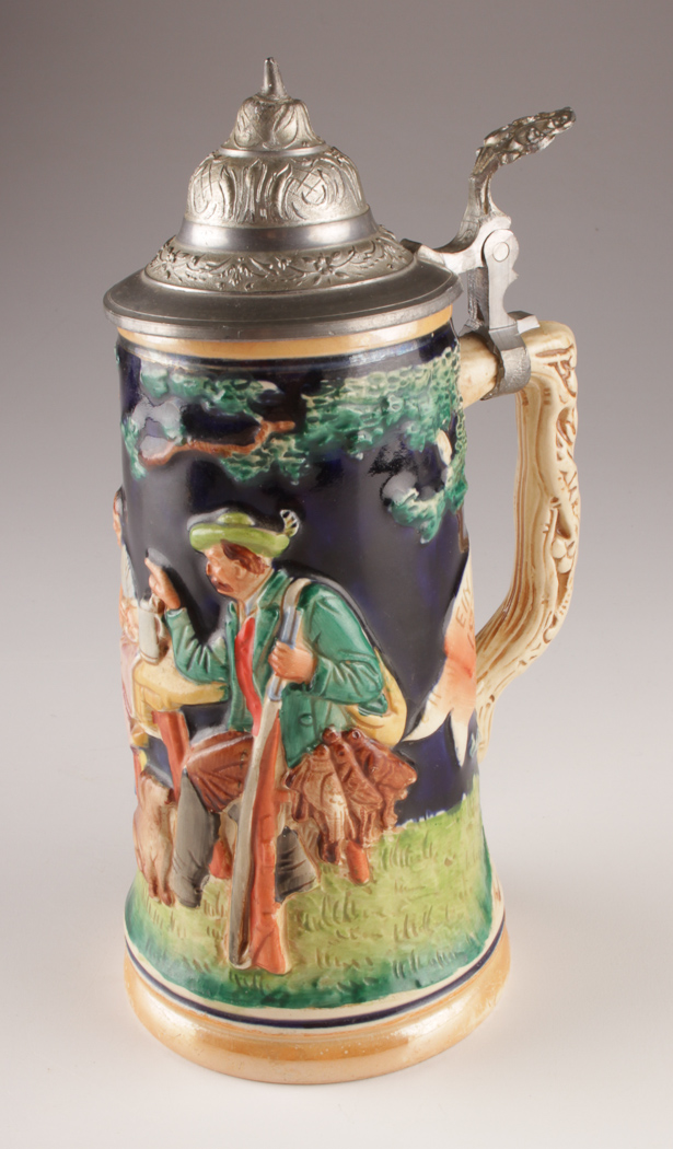 Trio Of German Steins