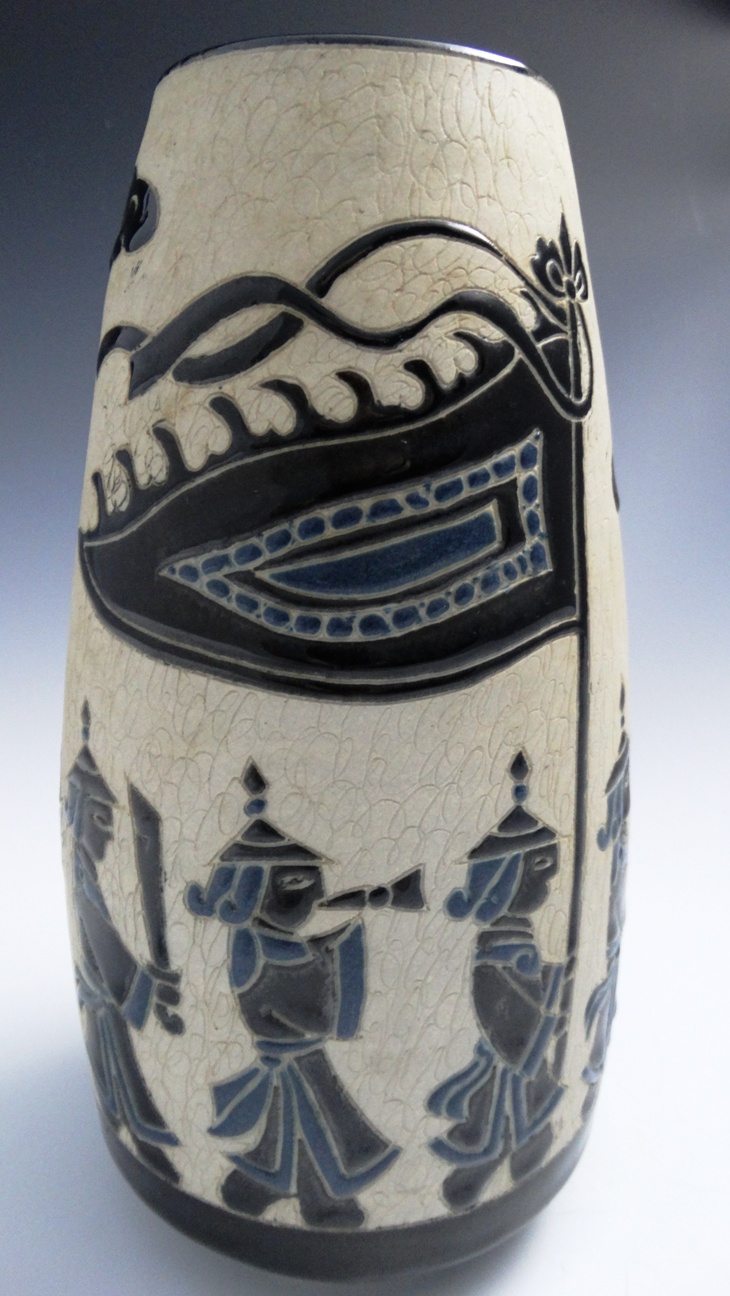 Dona Vietnam Mid-Century Pottery Vase