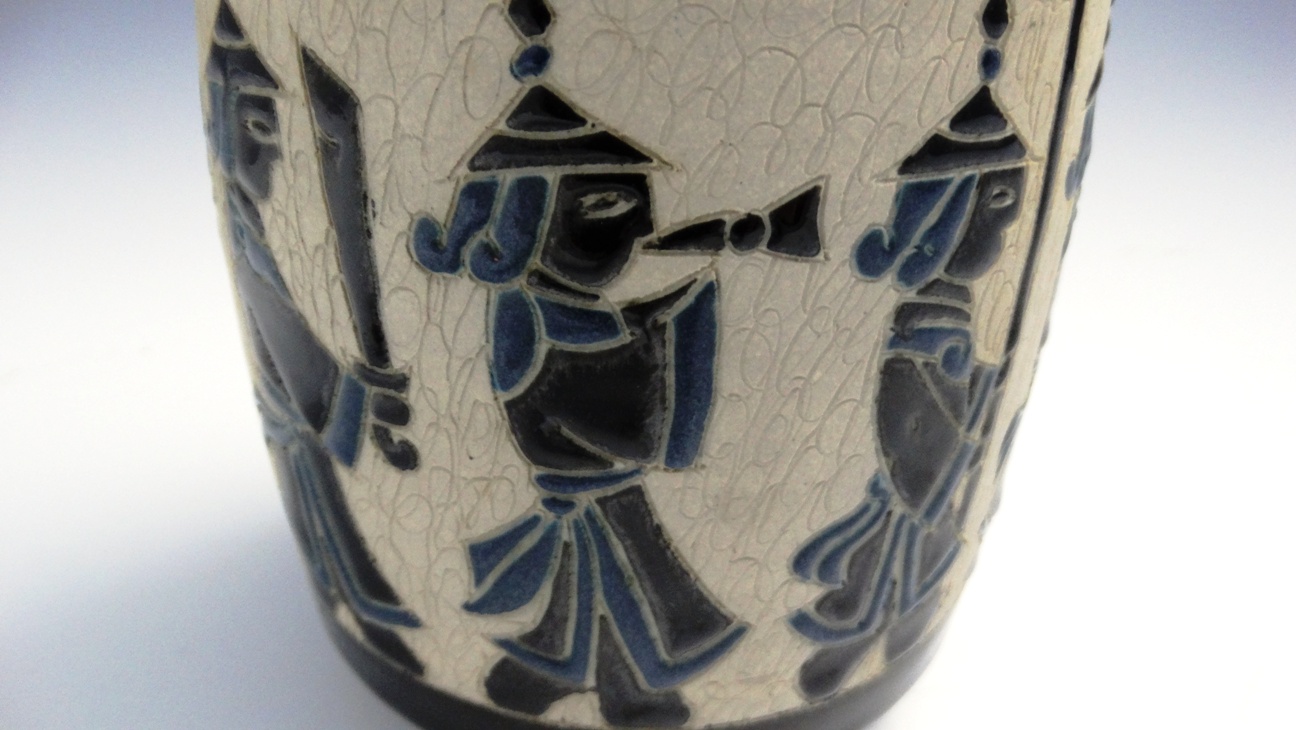 Dona Vietnam Mid-Century Pottery Vase