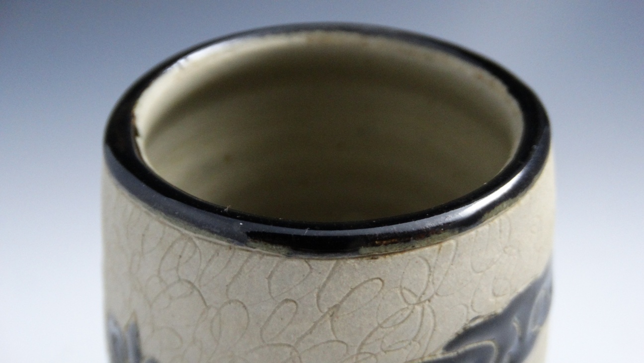 Dona Vietnam Mid-Century Pottery Vase