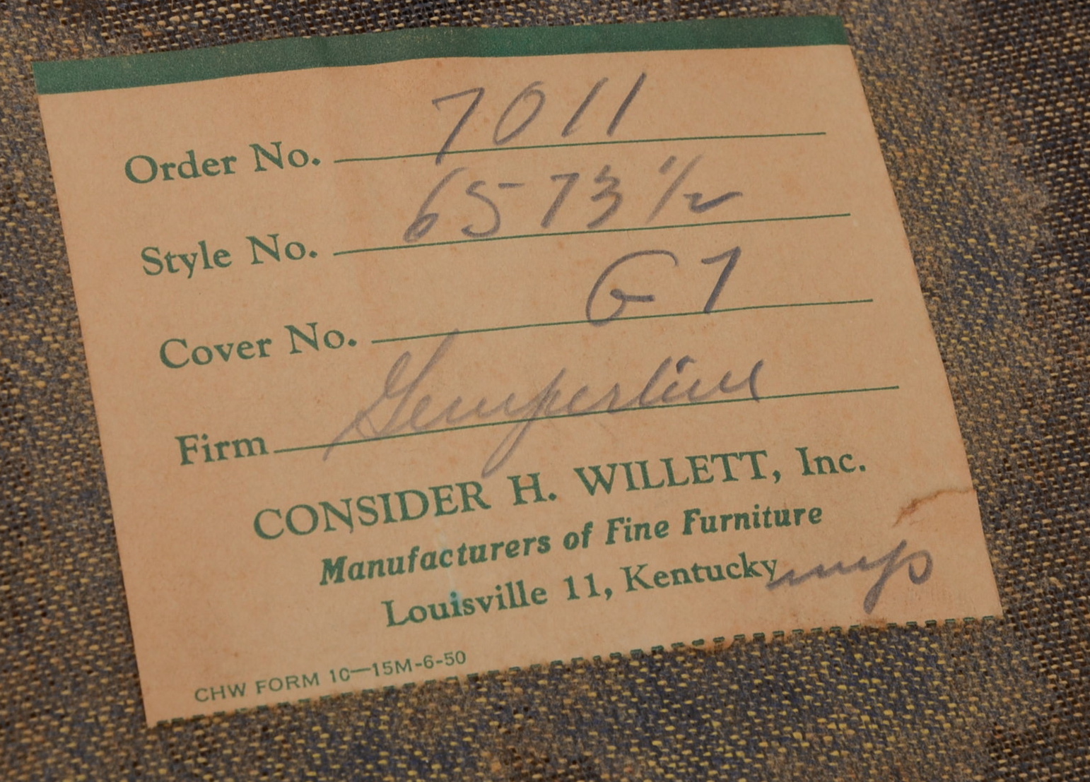 Consider H. Willett Co. Cherry Dining Table and Chairs