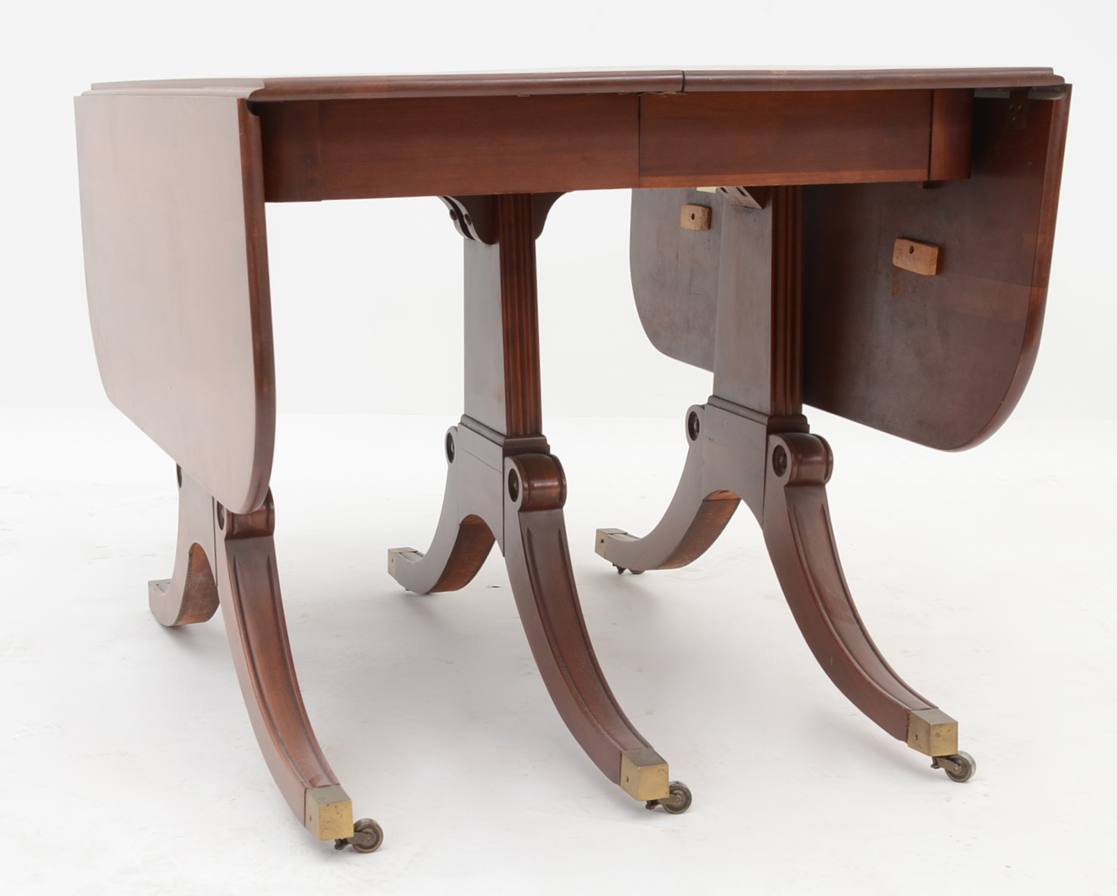 Consider H. Willett Co. Cherry Dining Table and Chairs