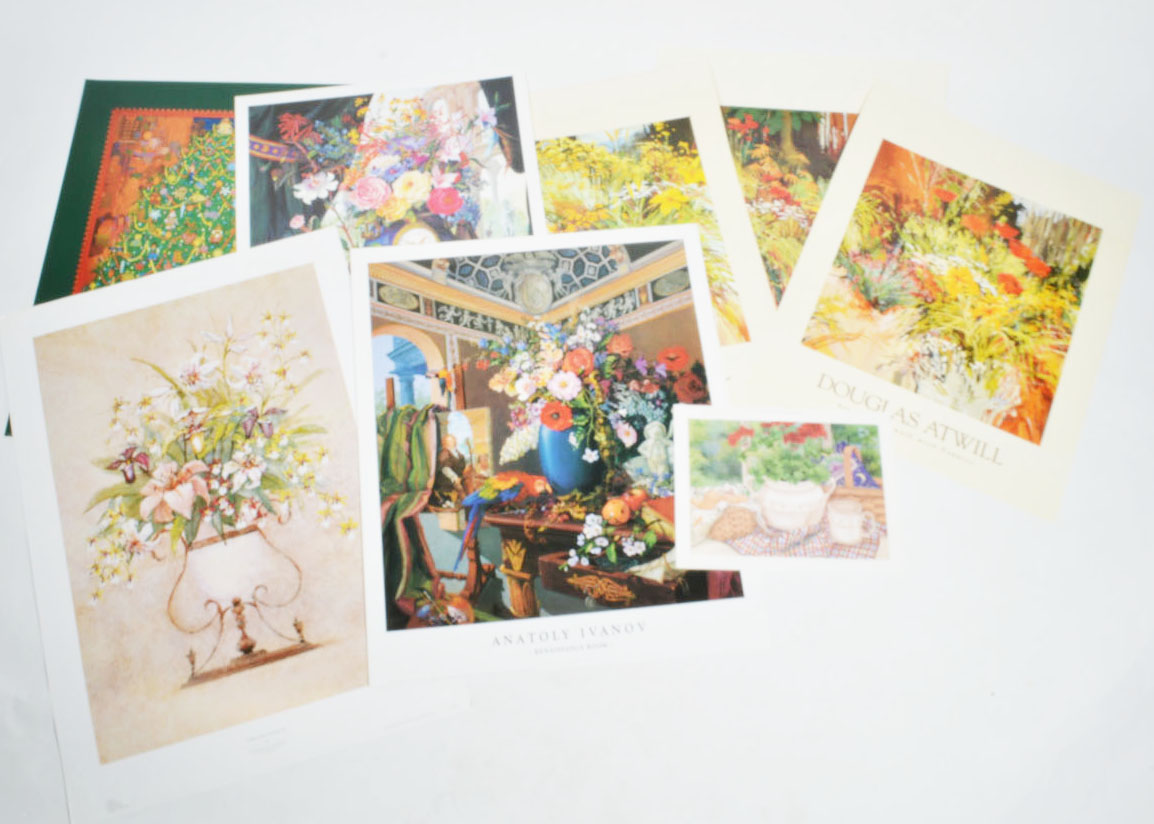 Unframed Floral Prints
