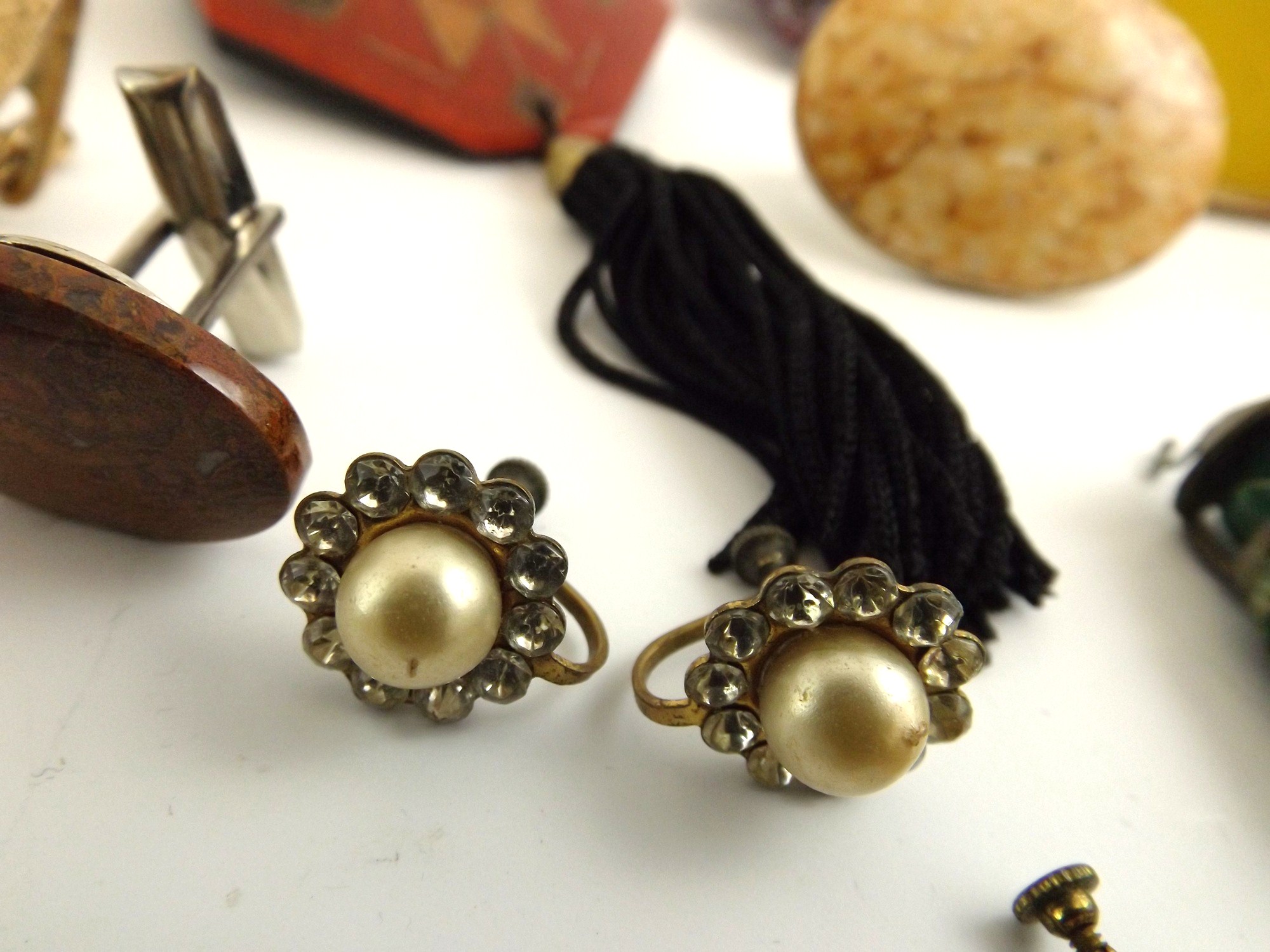 Bohemian  Jewelry Group, Austrian Thimble, German Compass