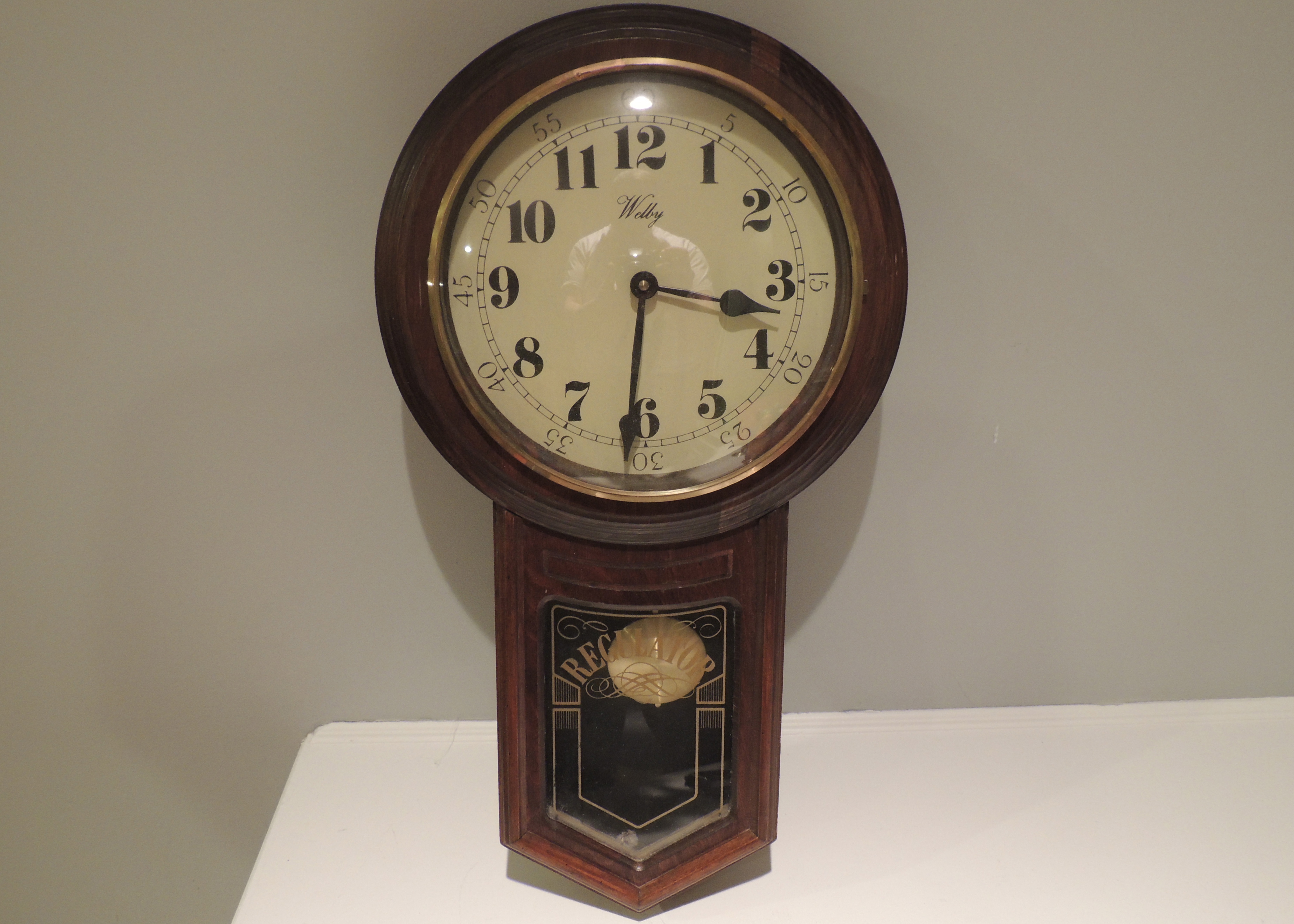 Oak Welby Regulator Wall Clock