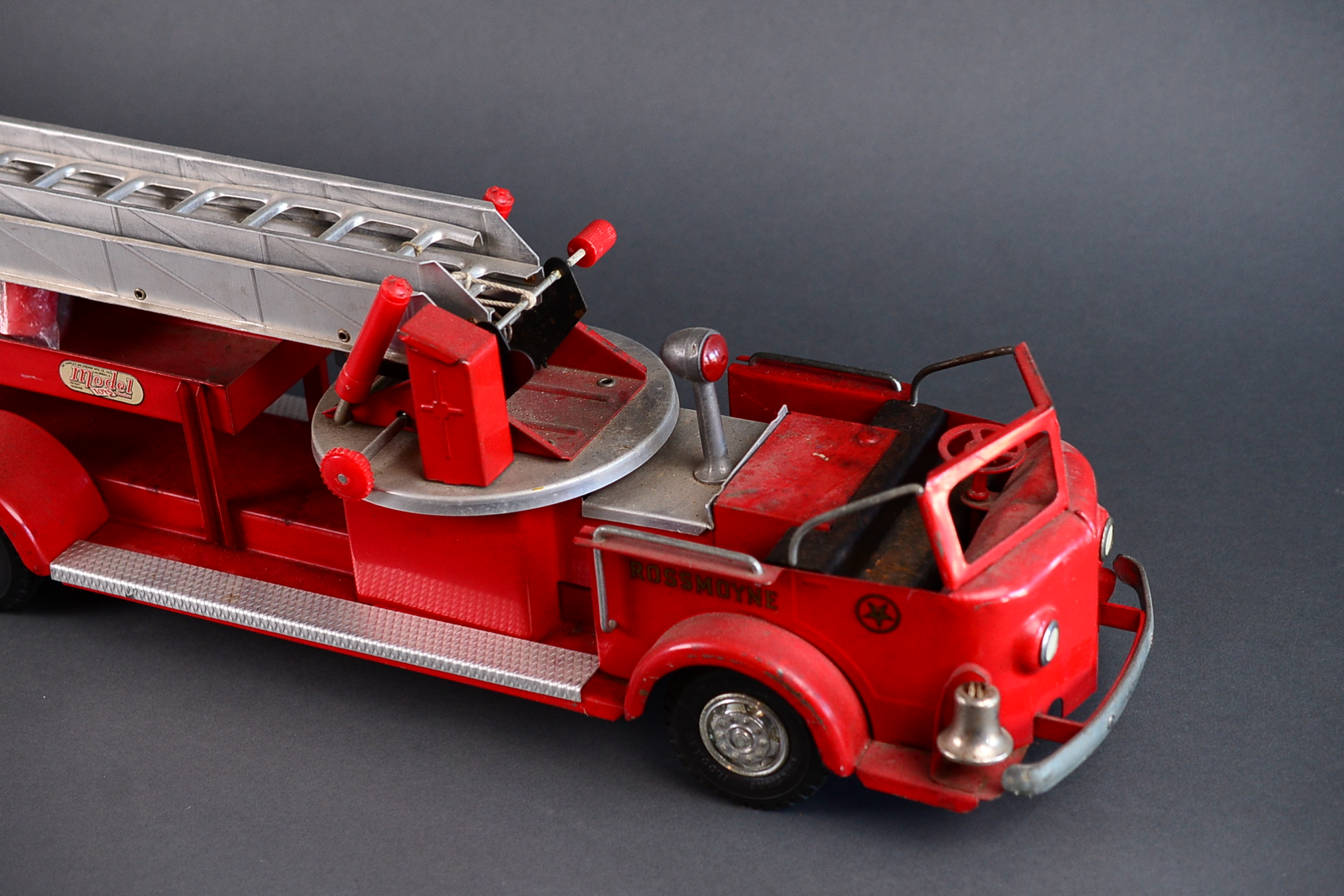Vintage Doepke Mobile Toys Metal Fire Truck