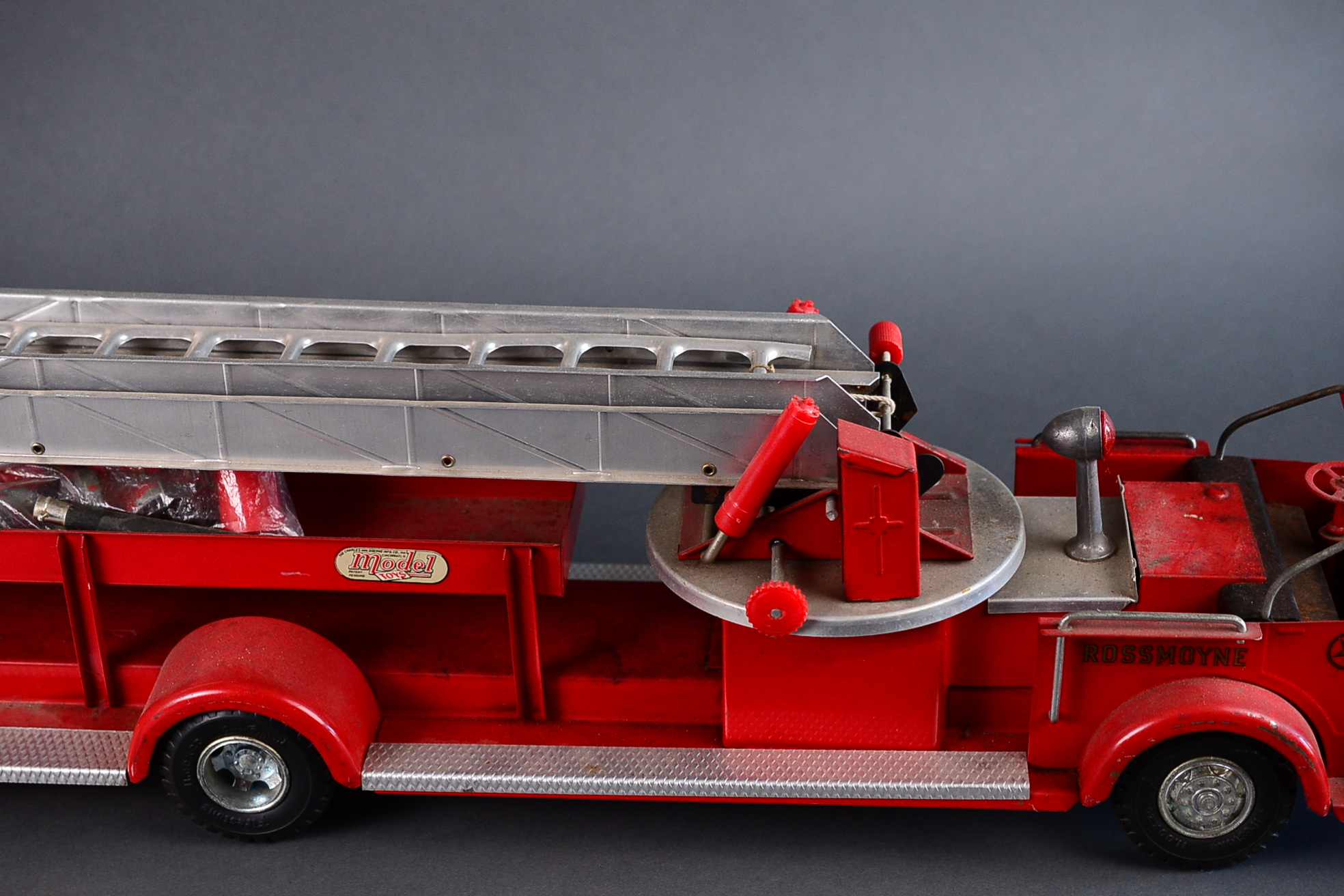 Vintage Doepke Mobile Toys Metal Fire Truck