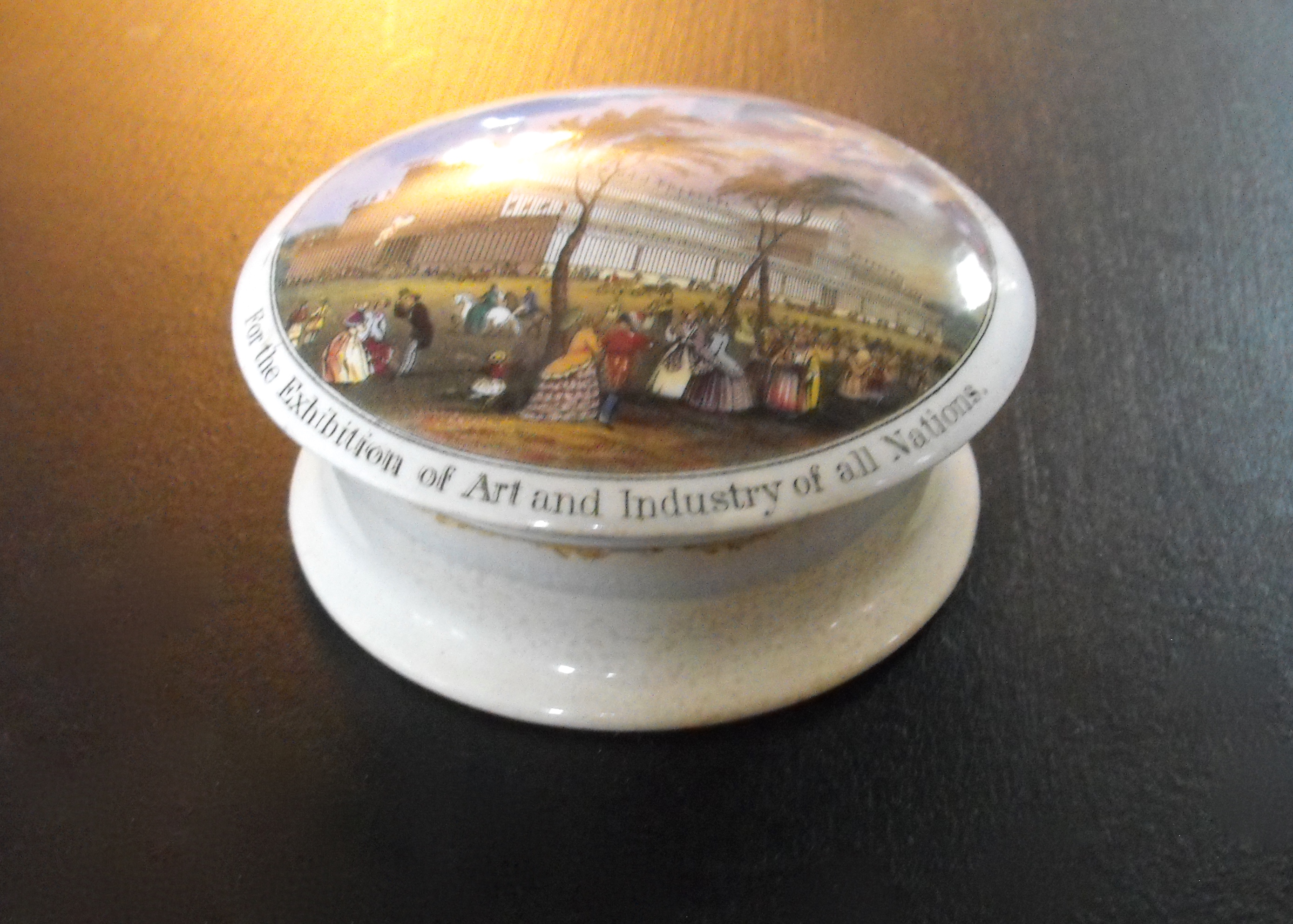 Early Victorian Prattware Box