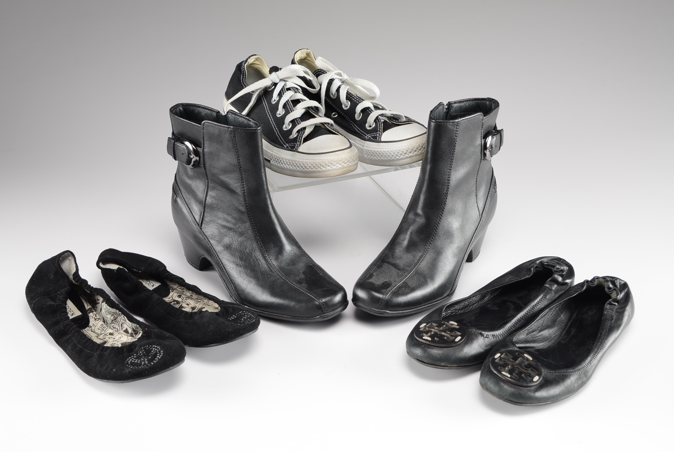 Women's Tori Burch, Clarke, Steve Madden and Converse Shoes
